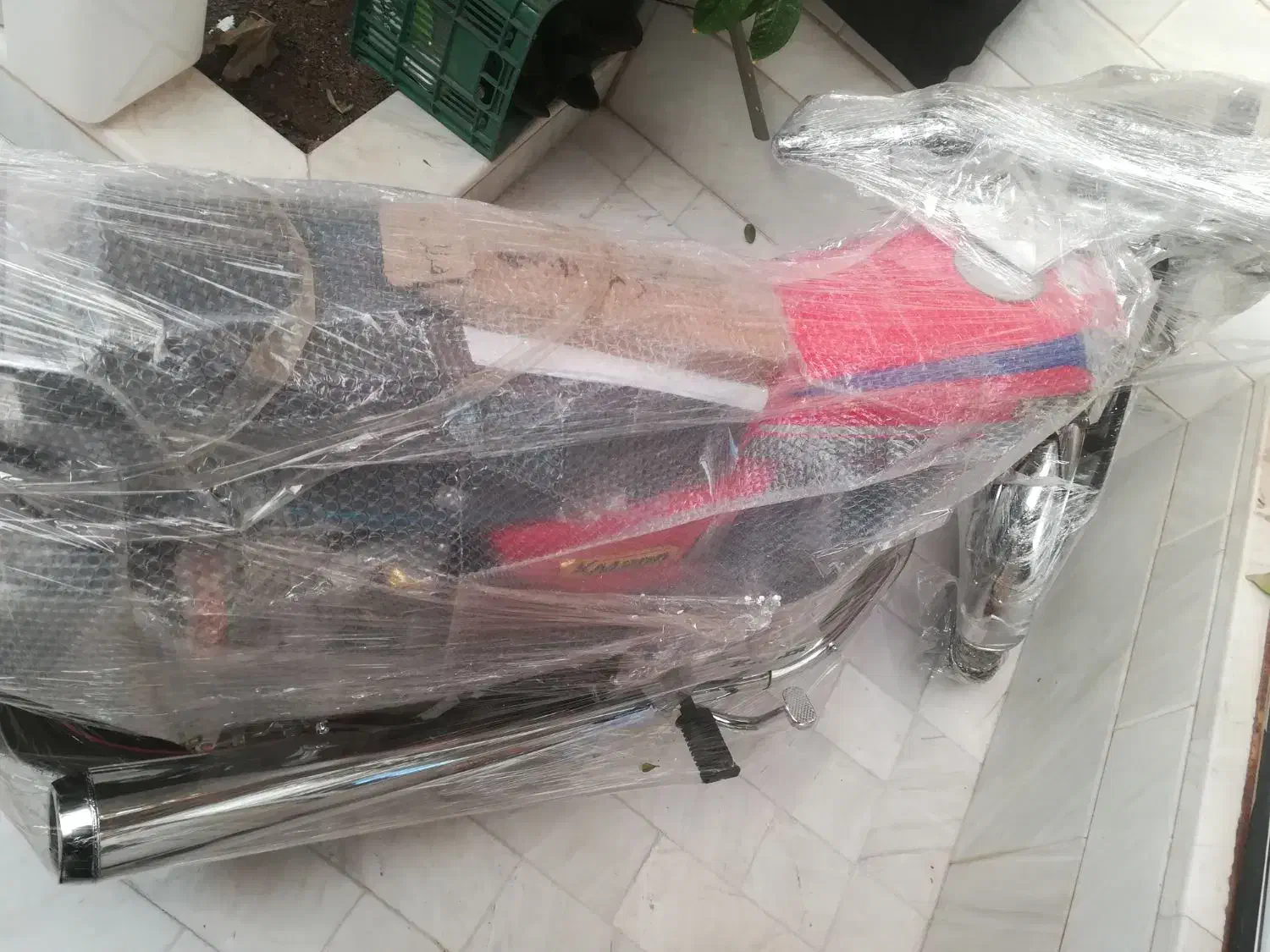 کبیر 200 خشک|موتورسیکلت|قم, منبع آب|دیوار