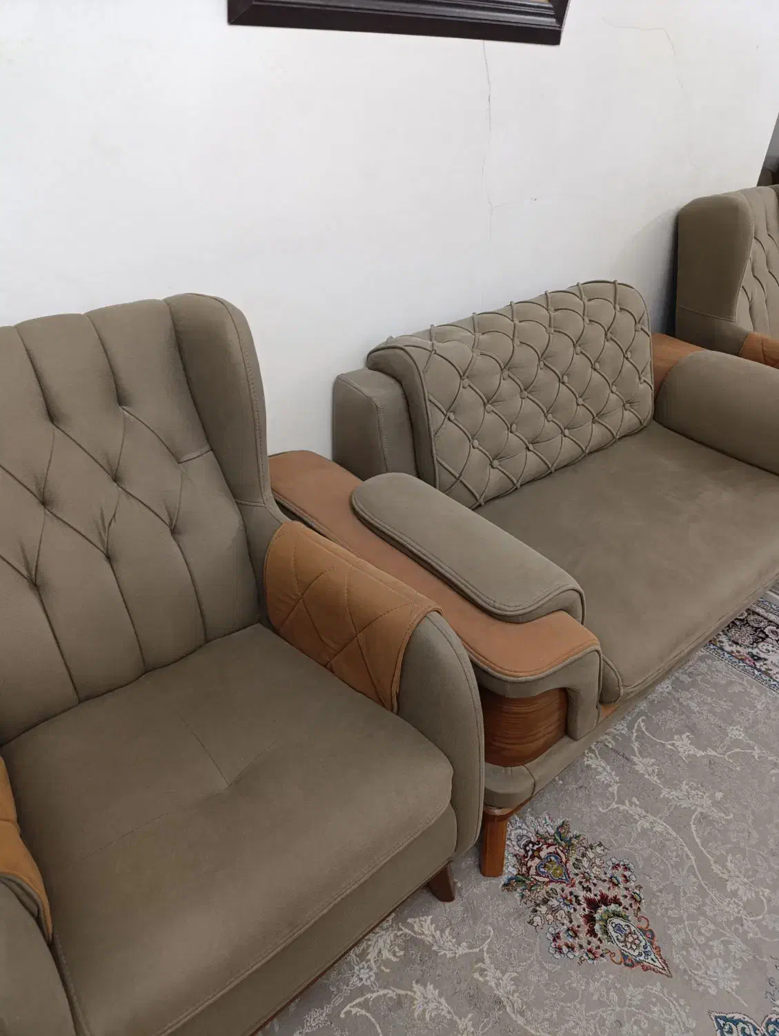 مبلمان ۸ نفره سفارشی ساخت|مبلمان خانگی و میز عسلی|تهران, قاسم‌آباد|دیوار