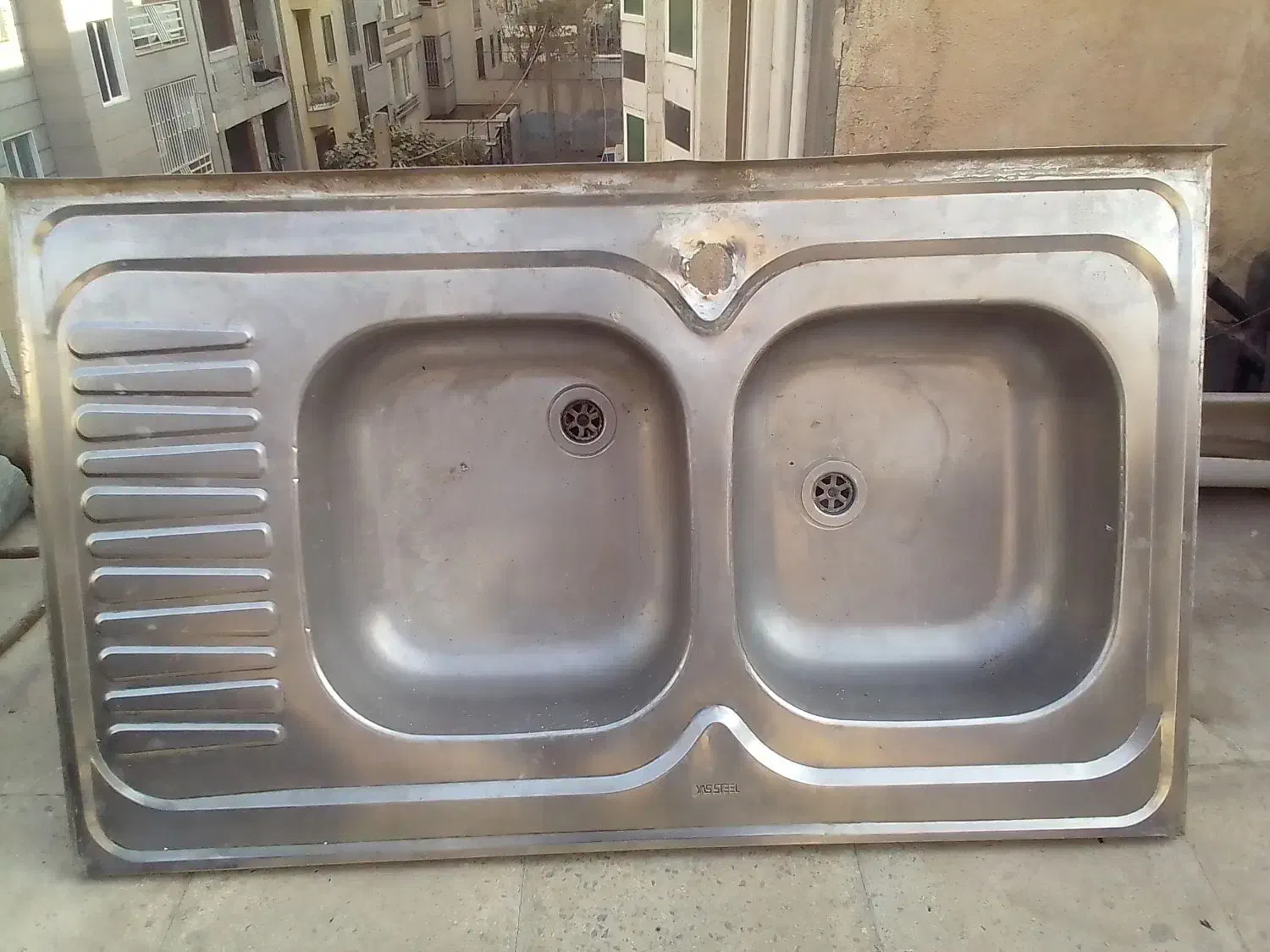 سینک دوقلو یاس استیل|آبچکان و نظمدهنده ظروف|تهران, سلسبیل شمالی|دیوار