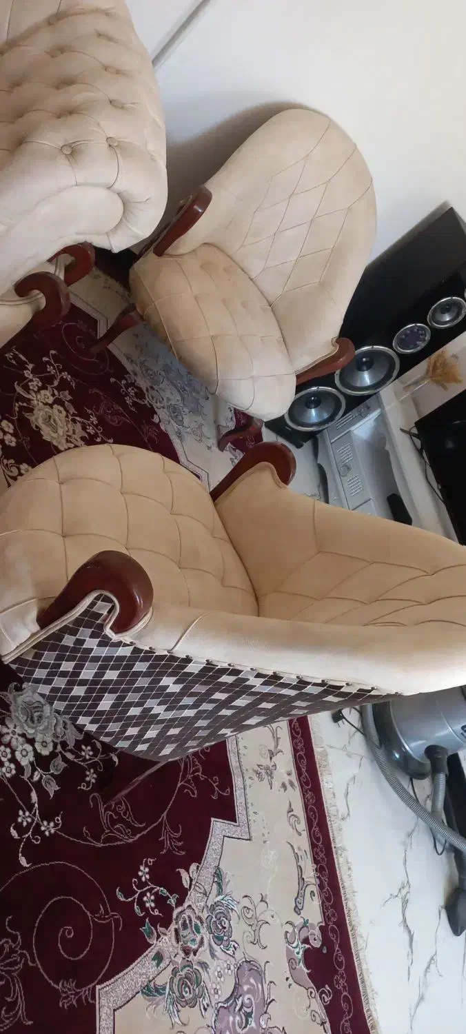 مبل ۶ نفره ۱۵میلیون میزنهارخوری چهارنفره ۴میلیون|میز و صندلی غذاخوری|کوهدشت, |دیوار
