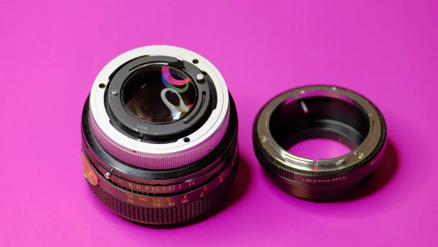 لنز کنون 55 fd|دوربین عکاسی و فیلمبرداری|تهران, تهرانسر غربی|دیوار