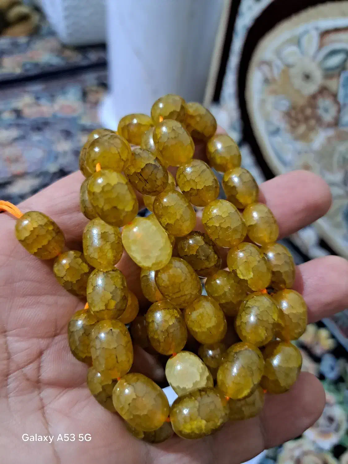 دو عدد تسبیح سنگ سترین|جواهرات|سنندج, |دیوار