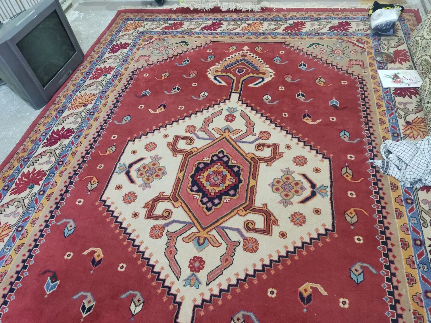 دوتا فرش 9متری|فرش|بروجرد, |دیوار