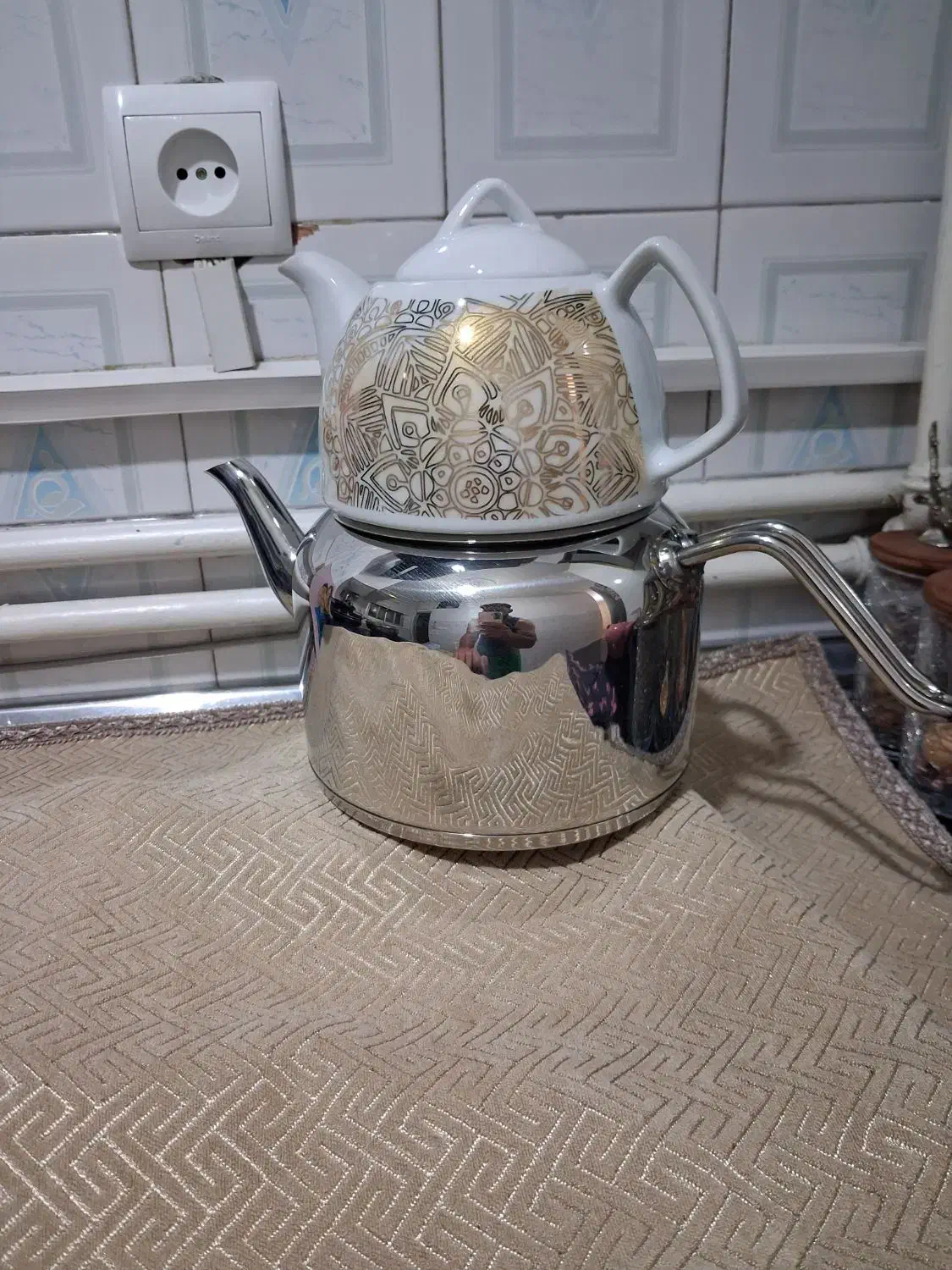 کتری قوریNezaz،سینی ملامین ،رنده دستی چرخ گوشتی|قوری، کتری، قهوهساز دستی|تهران, شهرک شریعتی|دیوار