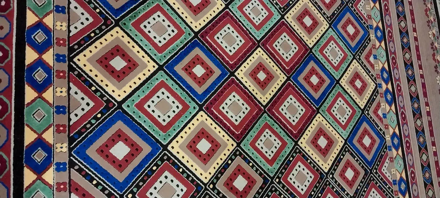 قالیچه طرح سنتی|فرش|شیروان (خراسان), |دیوار