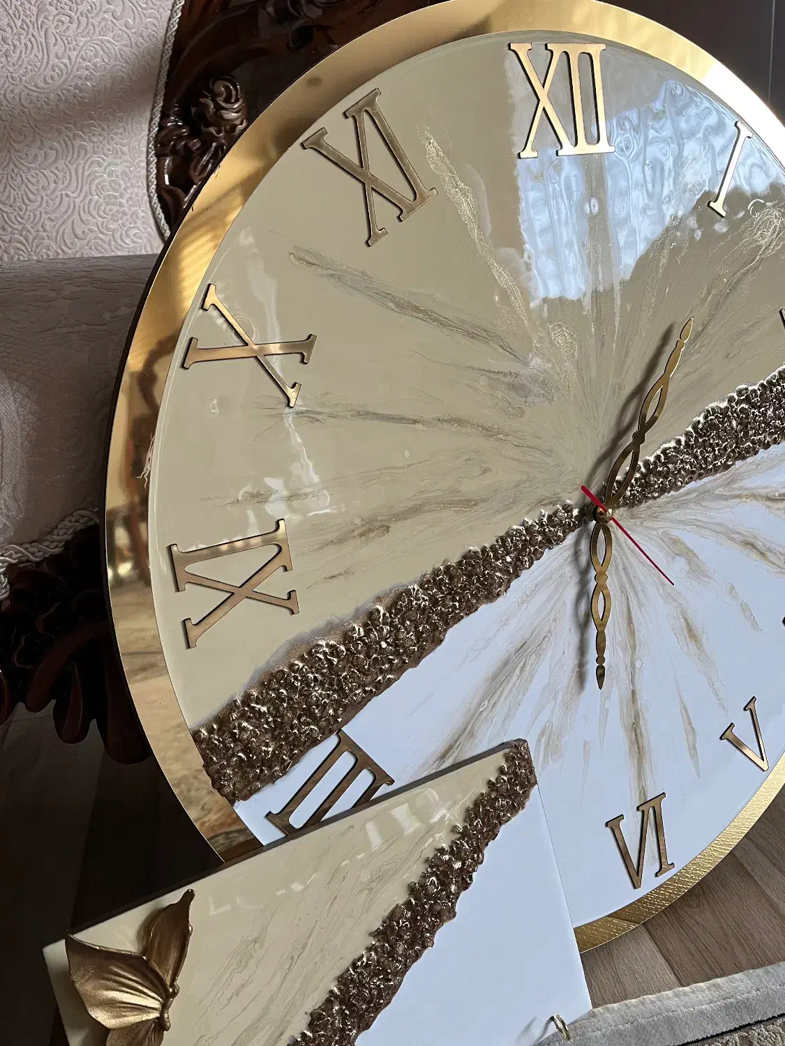 ست ساعت دیواری و رومیزی رزینی در اندیشه شهریار|ساعت دیواری و تزئینی|تهران, زعفرانیه|دیوار