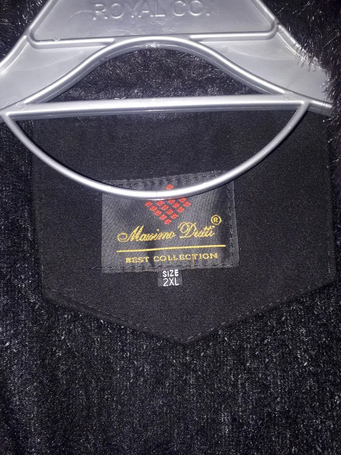 پالتو یقه خز مشکی نو|لباس|مرودشت, گندم|دیوار