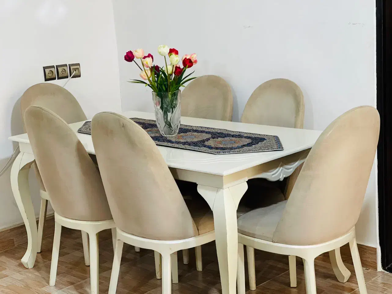 غذا خوری ۶ نفره|مبلمان خانگی و میز عسلی|میاندوآب, |دیوار