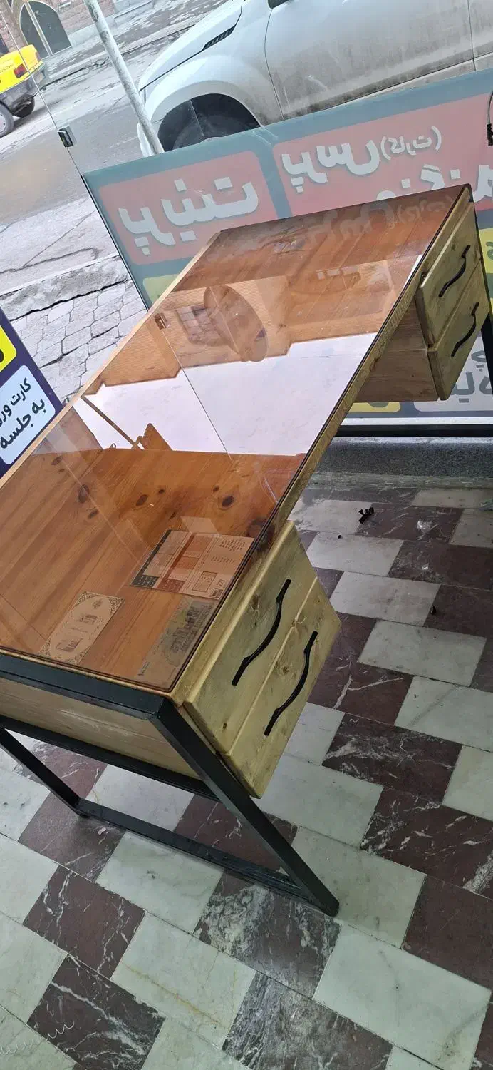 میز مدیریت چوب روسی|میز تحریر و کامپیوتر|مراغه, |دیوار