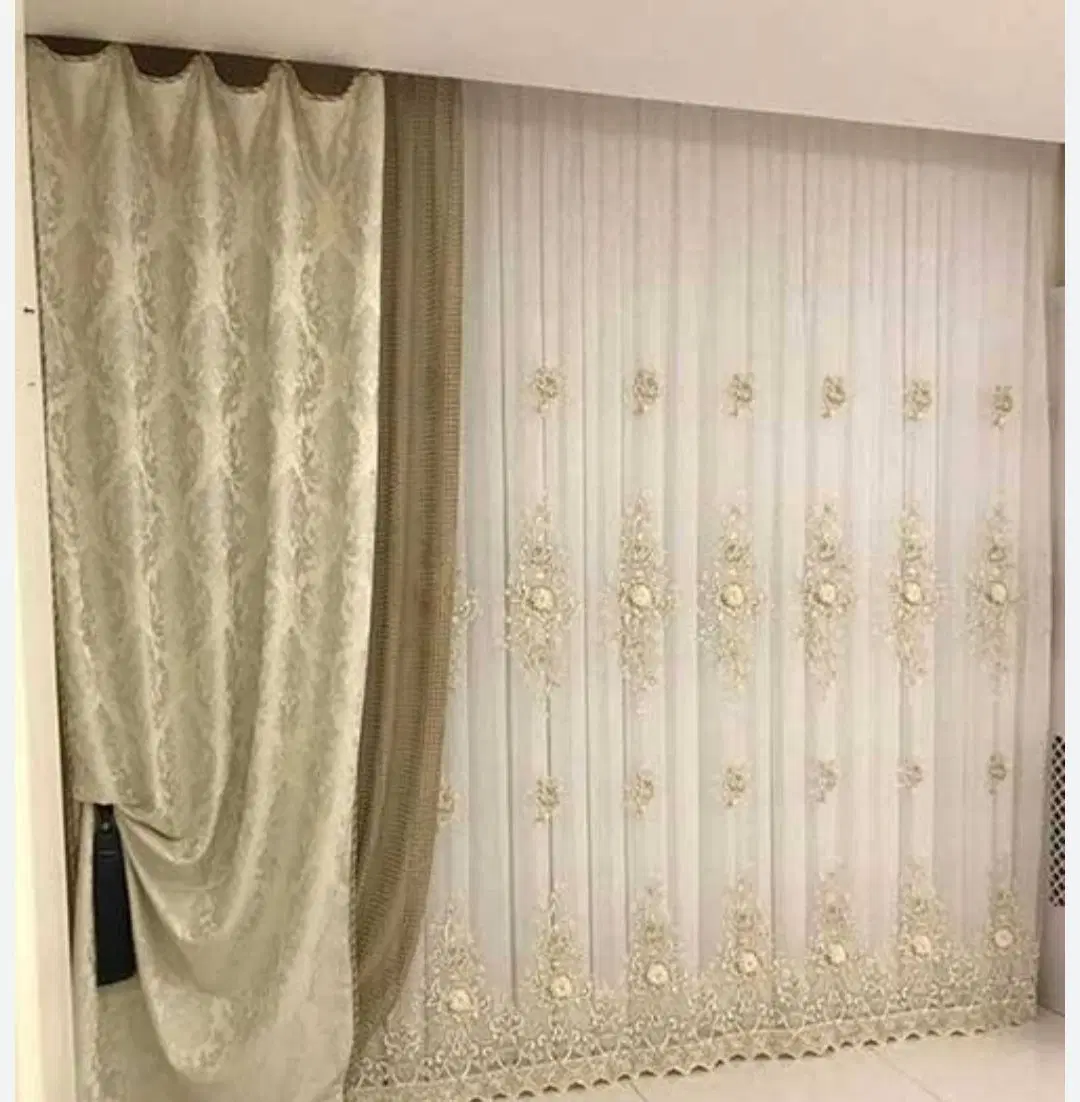 پانچ نصب پرده نصاب مشاوره مینیمال|پرده، رانر، رومیزی|شیراز, شهرک گلستان|دیوار
