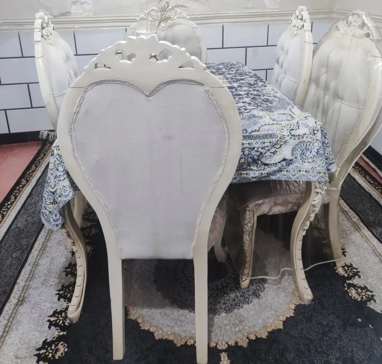 میز نهارخوری ۴نفرهه|میز و صندلی غذاخوری|بهبهان, |دیوار