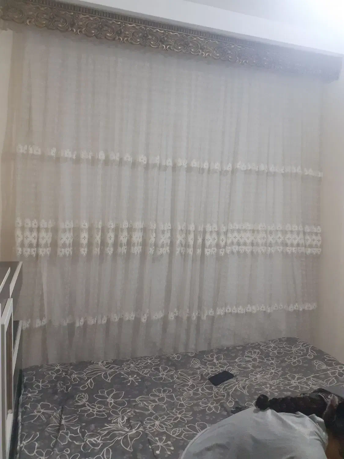 پرده ب ابعاد دوشصت در دوهفتاد|پرده، رانر، رومیزی|محمدیه-قزوین, |دیوار