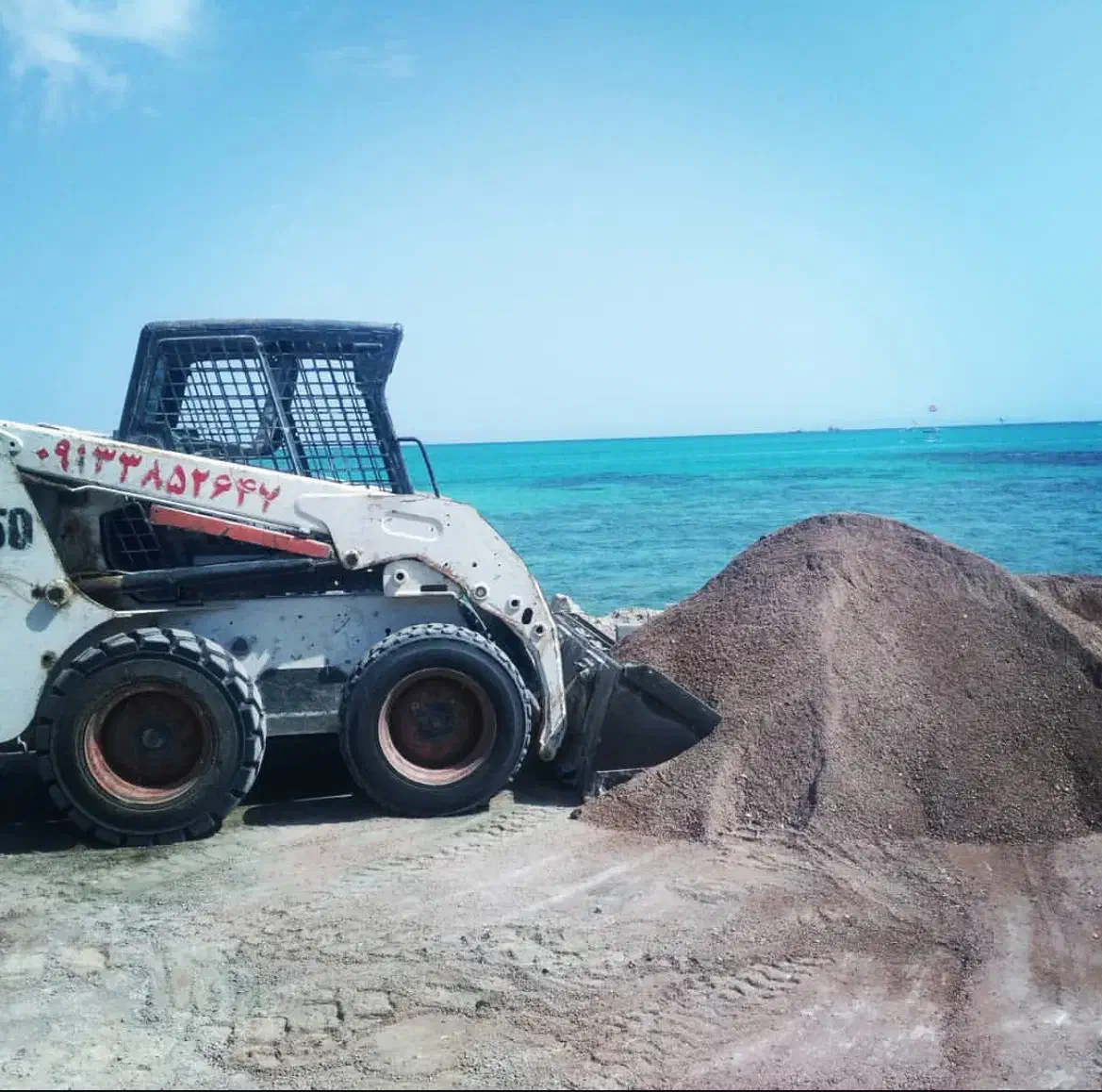 اجاره بابکت حمل نخاله با کمپرسی 6تن|خدمات حمل و نقل|کیش, |دیوار