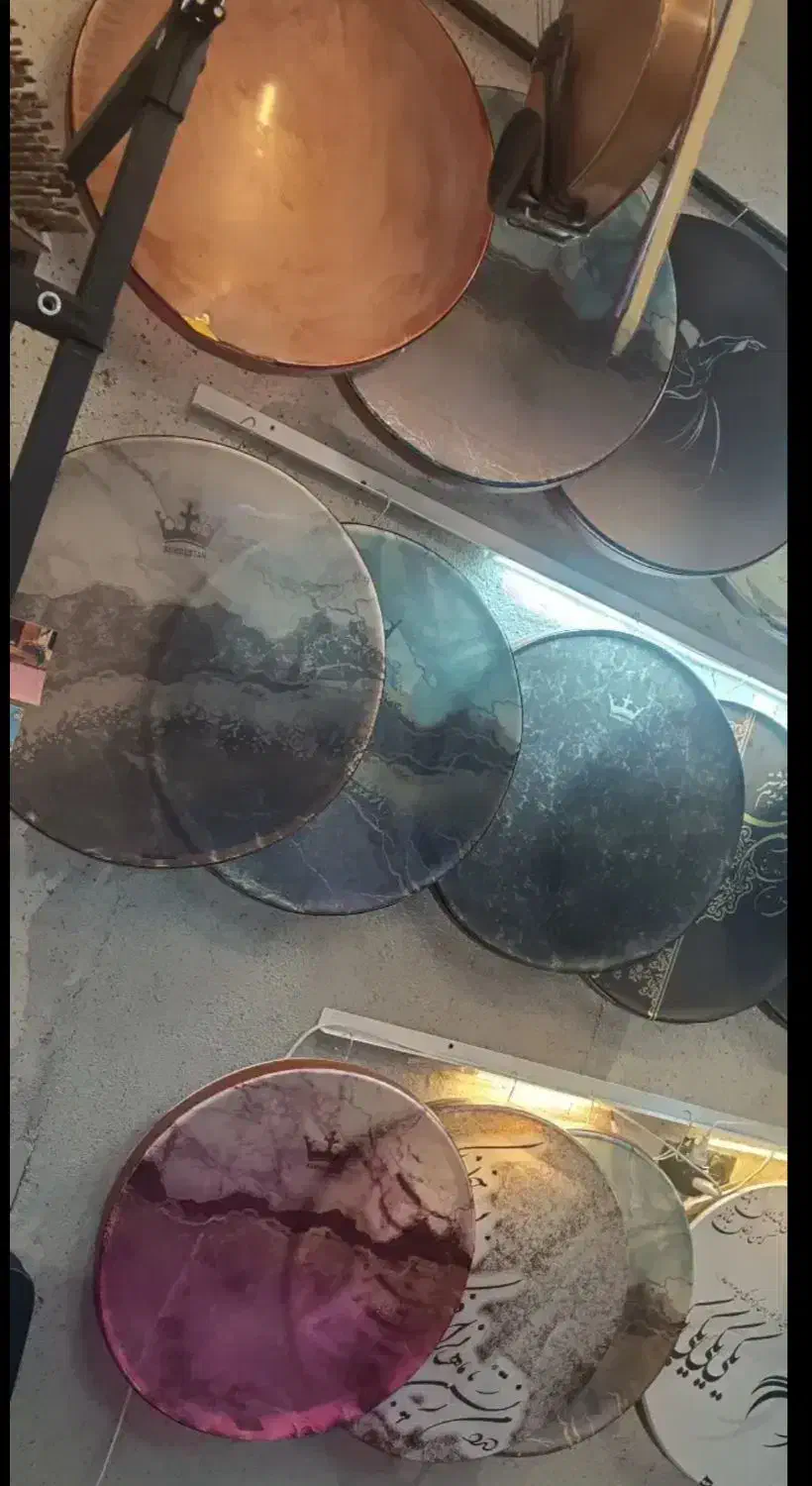 دف طرح شعر|سازهای سنتی|شیراز, سیلو|دیوار