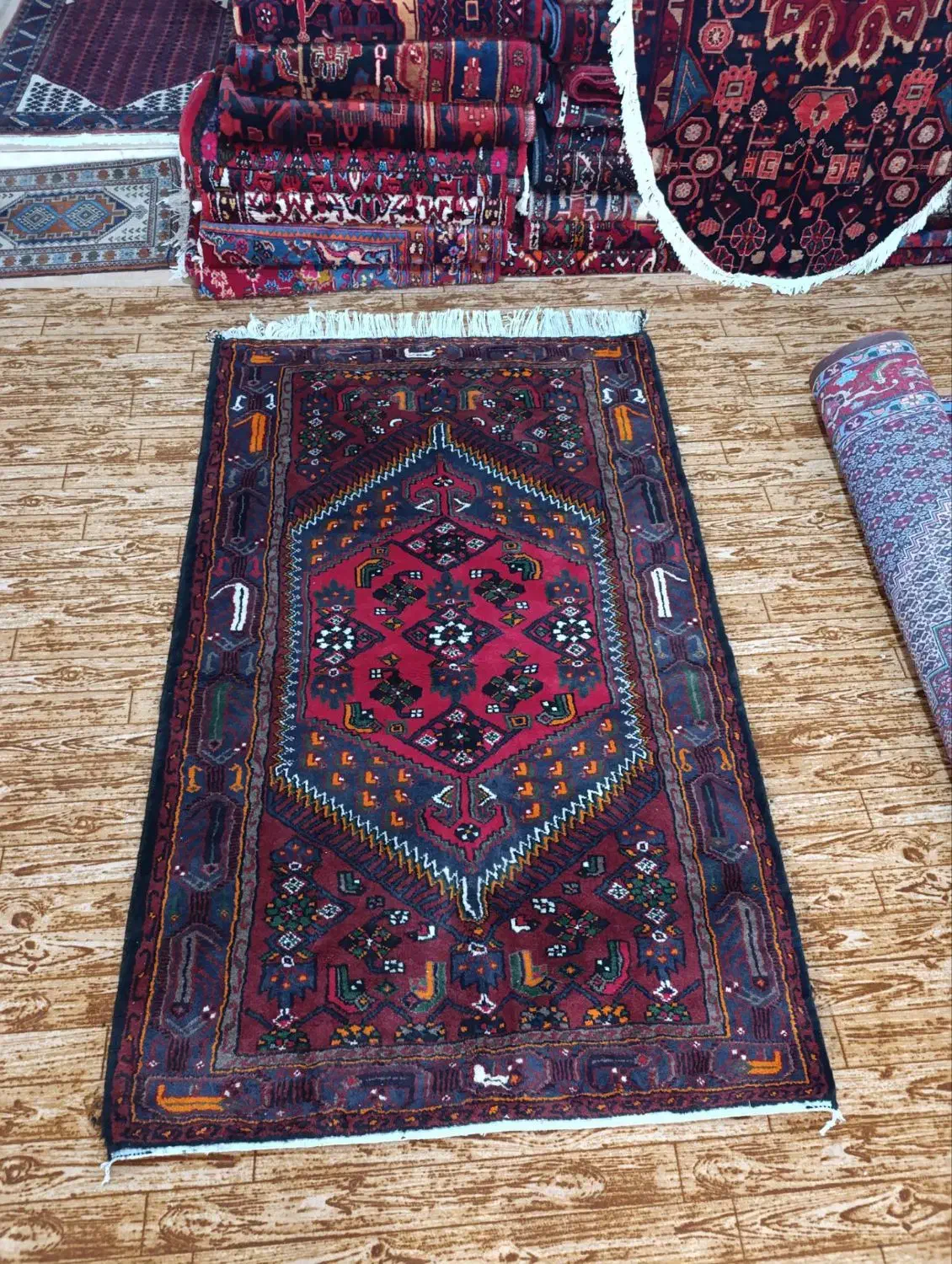 قالی دستبافت سه متری زنجان 130در 215|فرش|تهران, سید خندان (جلفا)|دیوار