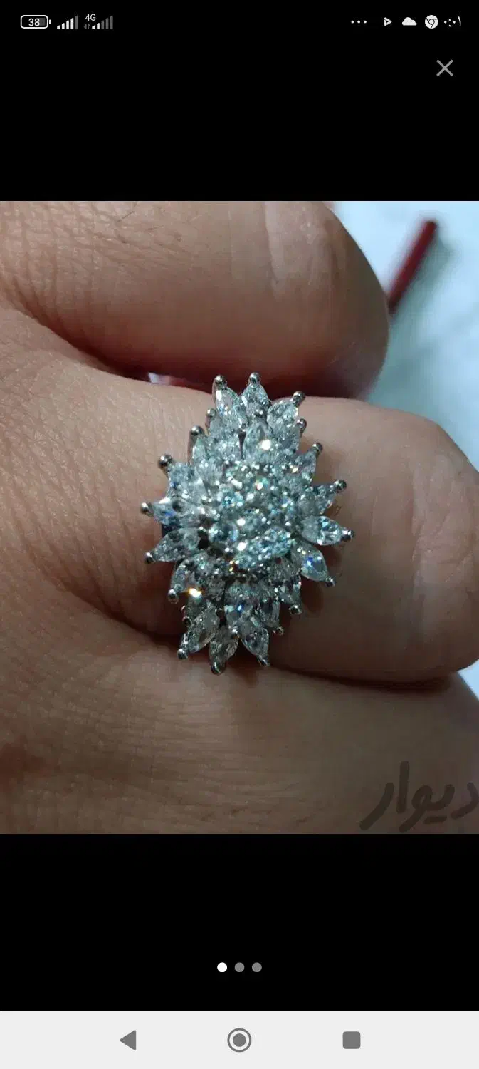 انگشتر نقره 925|جواهرات|اردبیل, |دیوار