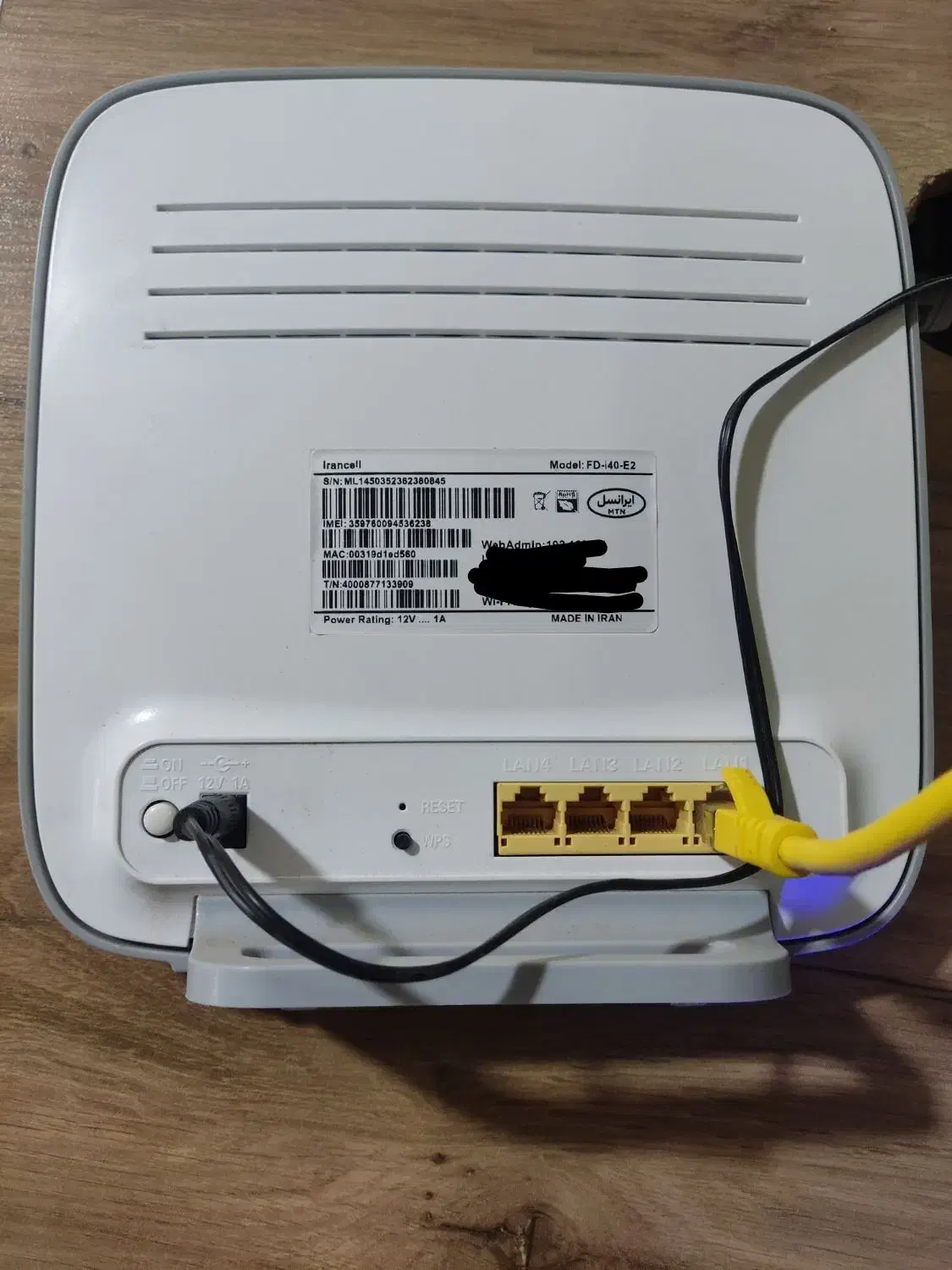 مودم ایرانسل مدل FD-i40|مودم و تجهیزات شبکه|ایذه, |دیوار