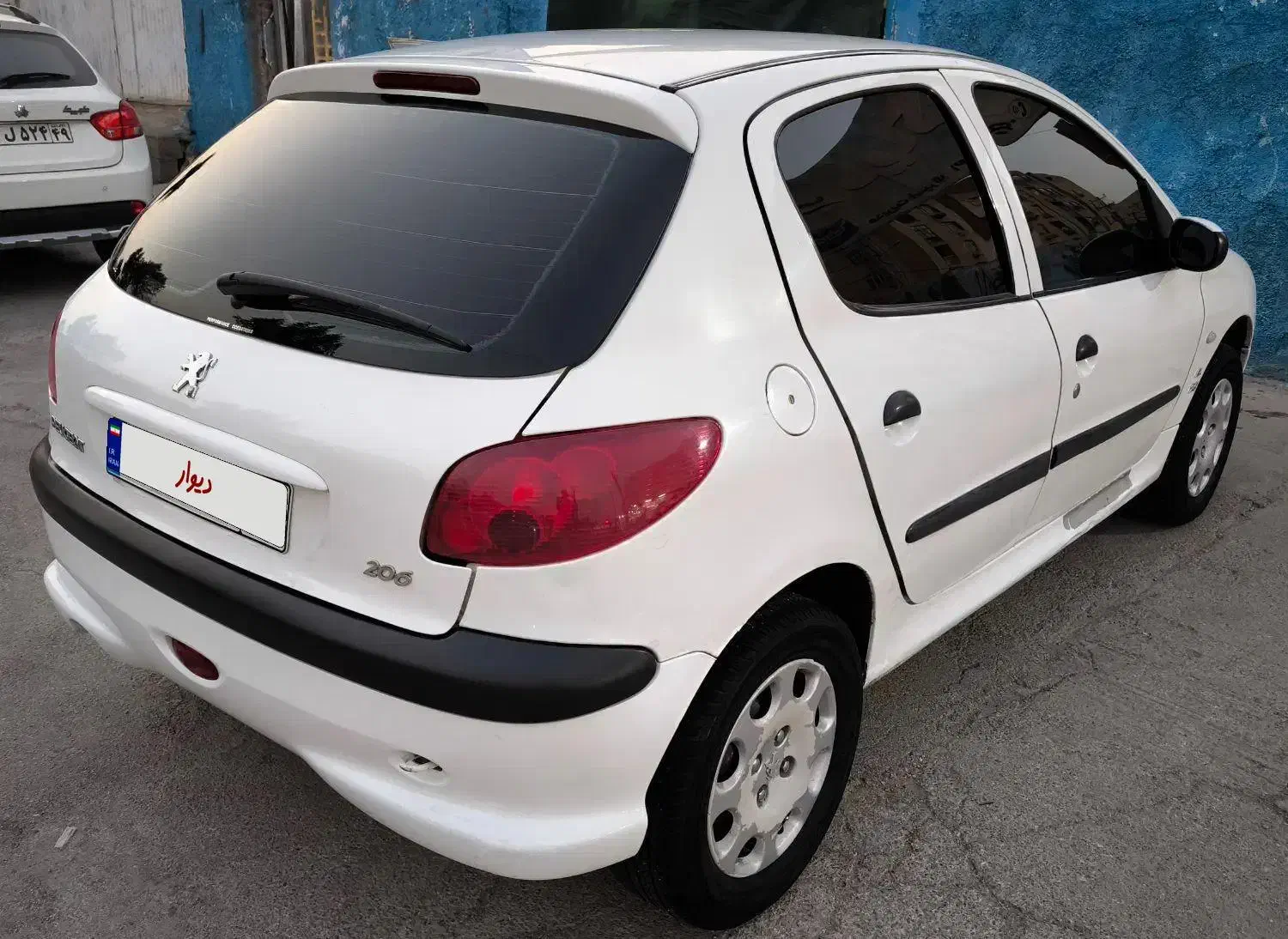 پژو 206 تیپ 2 مدل 89 سفید|خودرو سواری و وانت|دوگنبدان, |دیوار