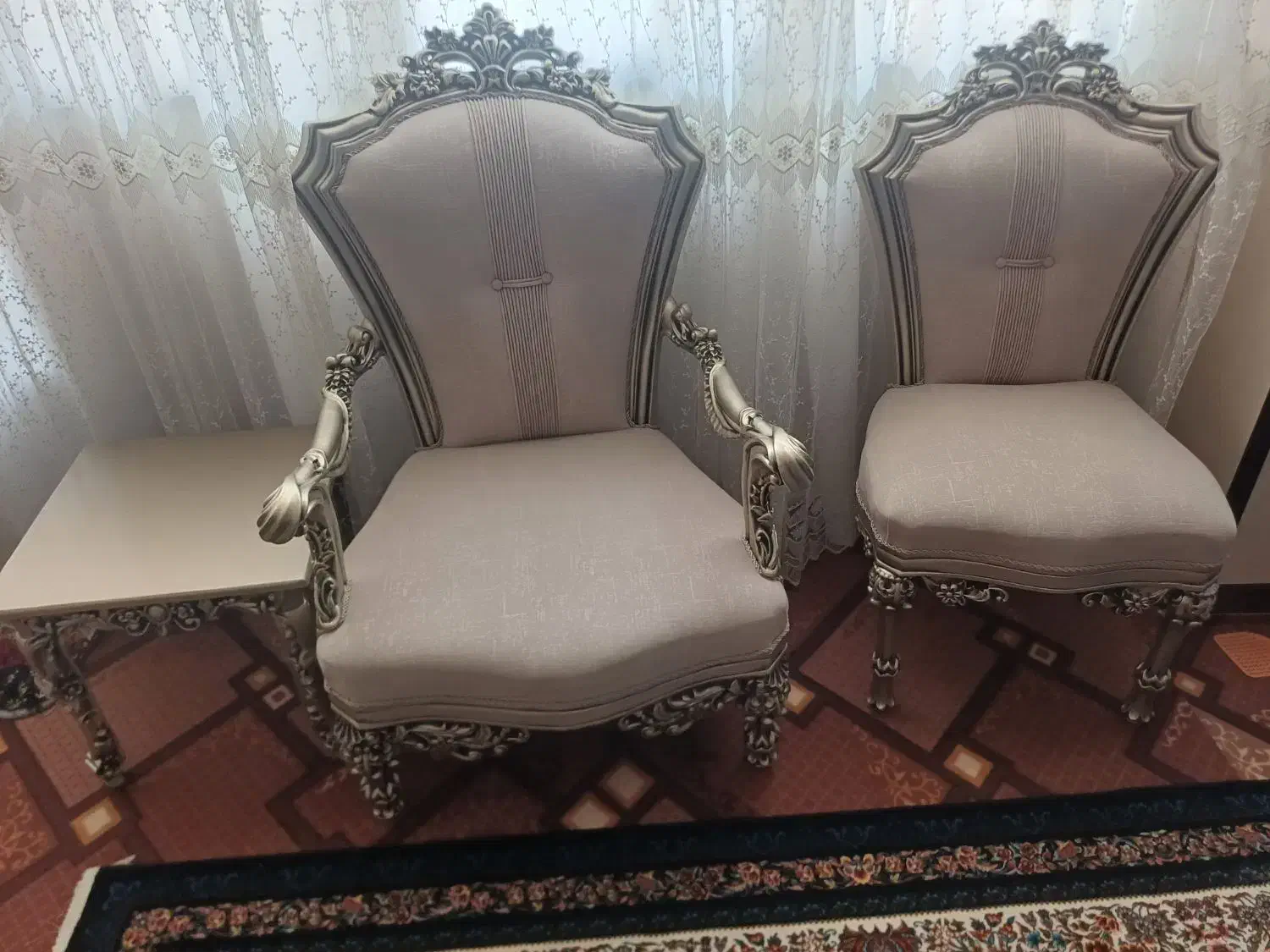 مبل سلطنتی ۹ نفره|مبلمان خانگی و میز عسلی|فولادشهر, B8|دیوار