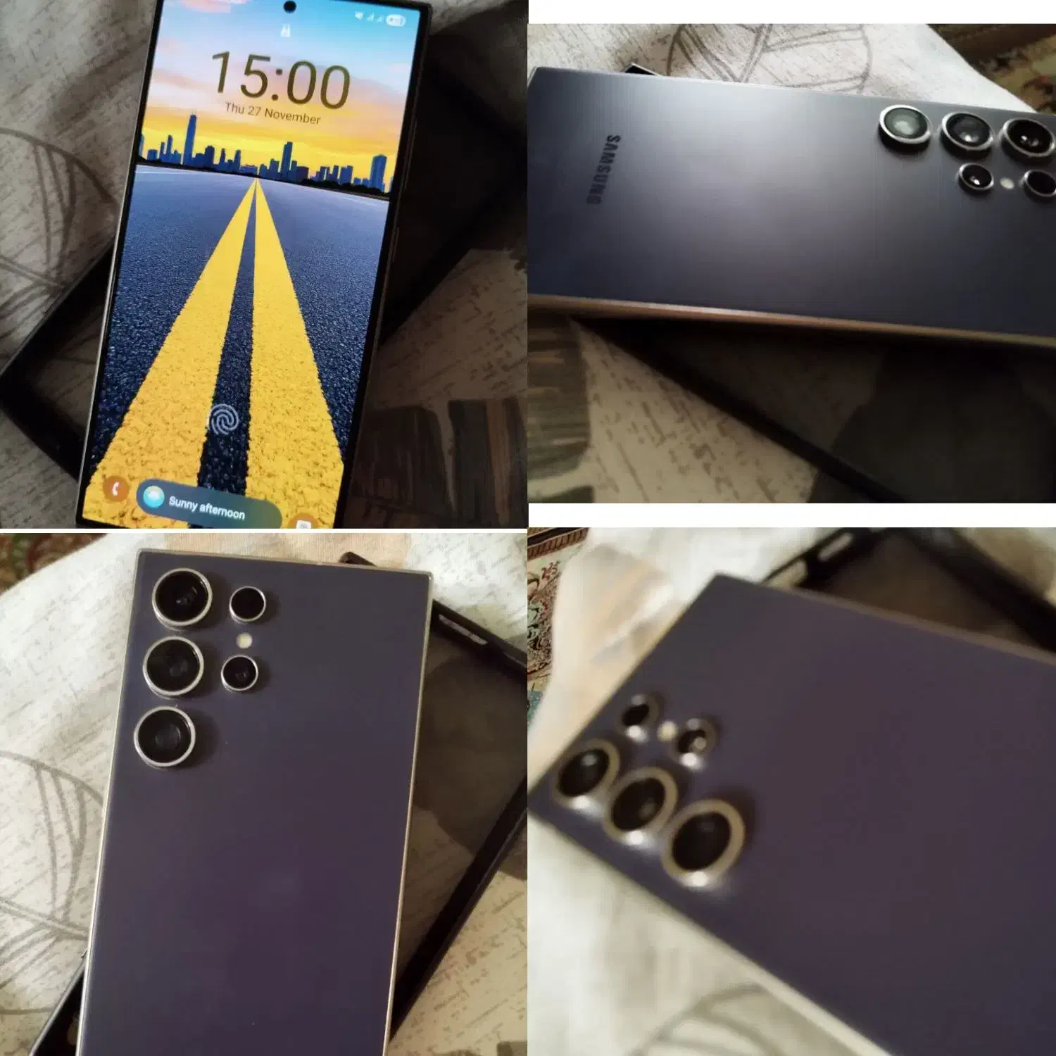 موبایل s24 ultra بنفش|موبایل|پرند, فاز ۶|دیوار