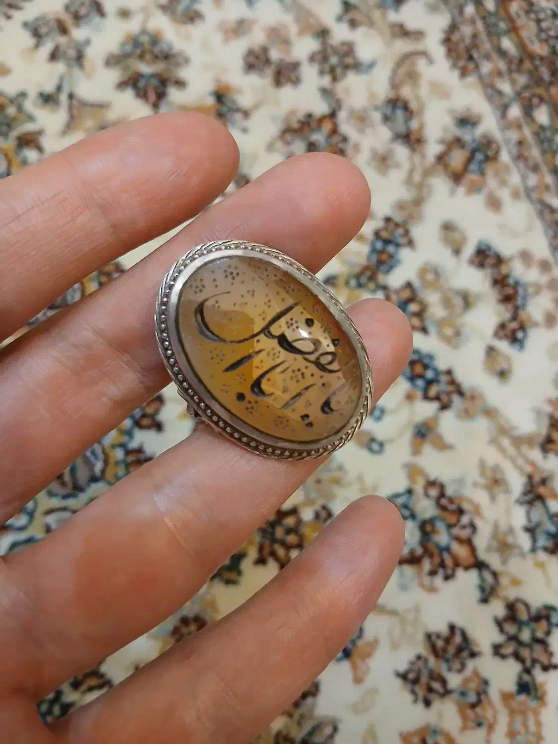 انگشتر عقیق قدیمی|جواهرات|تهران, منیریه|دیوار