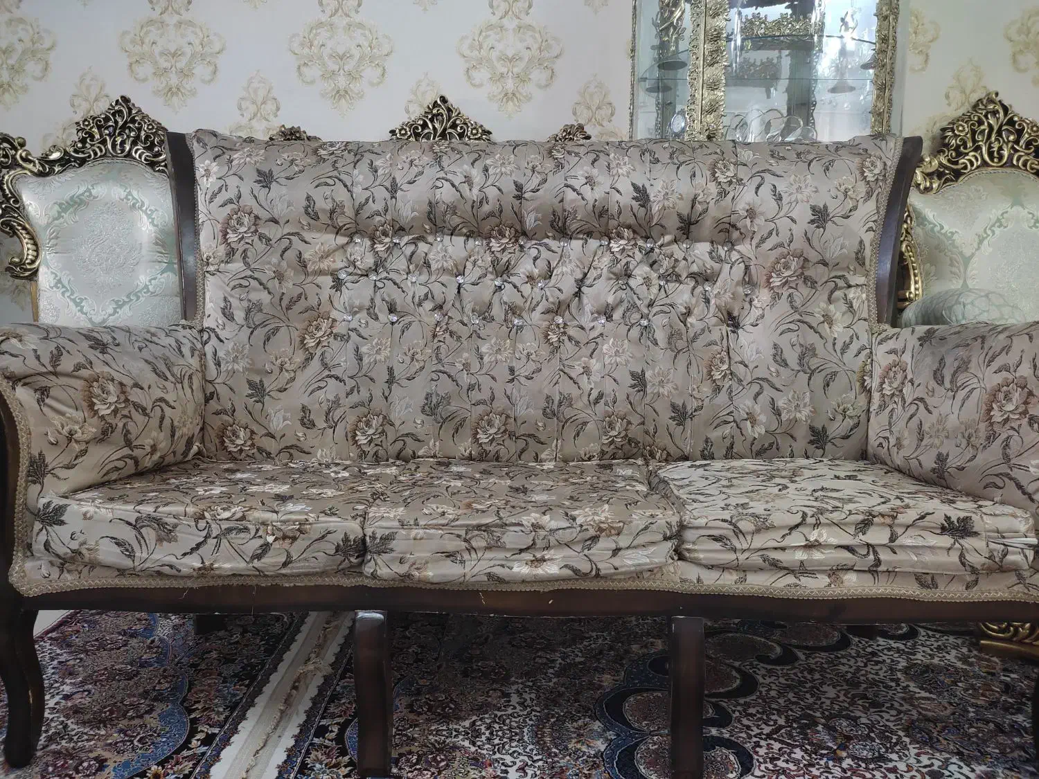 مبل راحتی سه نفره|مبلمان خانگی و میز عسلی|تبریز, |دیوار