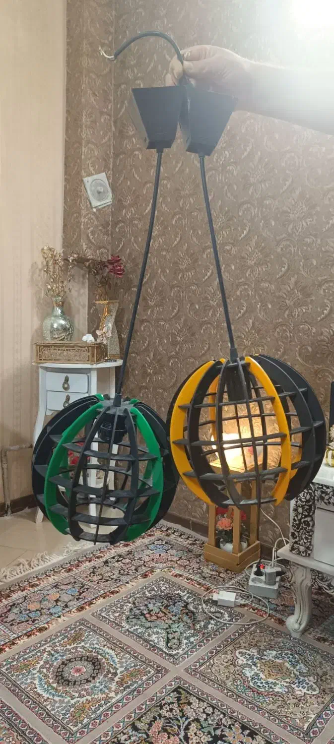 آویز سقفی|لوستر و چراغ آویز|مشهد, مشکینی (شهرک غرب)|دیوار