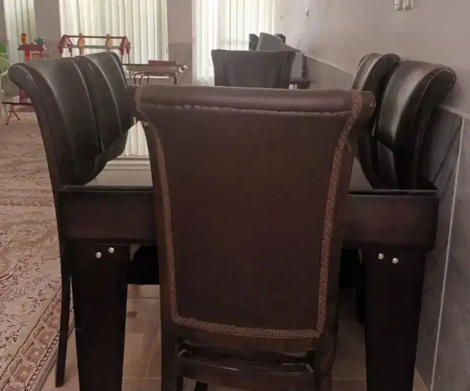 میز و صندلی ۶ نفره|میز و صندلی غذاخوری|شهرضا, |دیوار