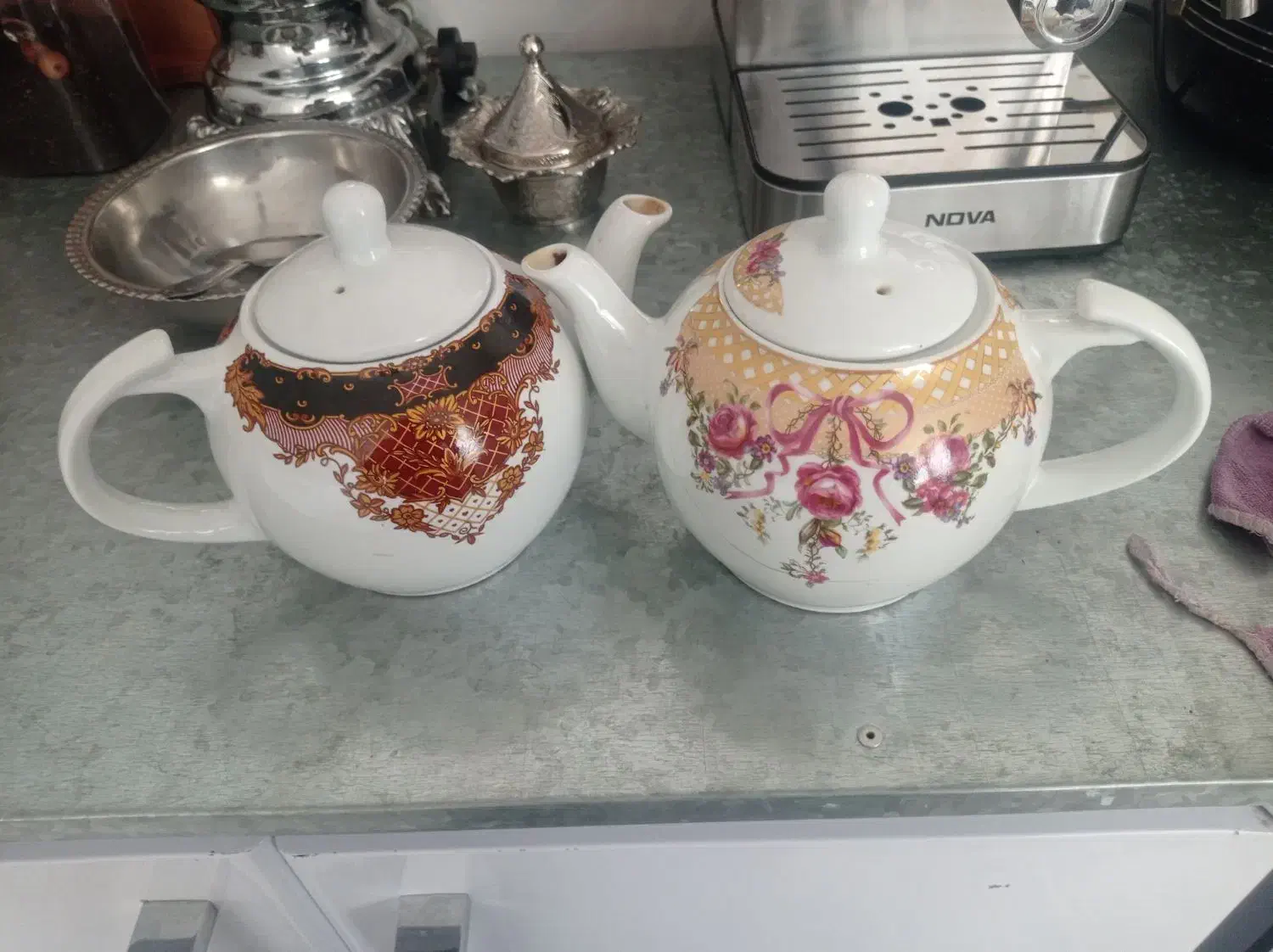 دو عددقوری|قوری، کتری، قهوه‌ساز دستی|کرمانشاه, |دیوار