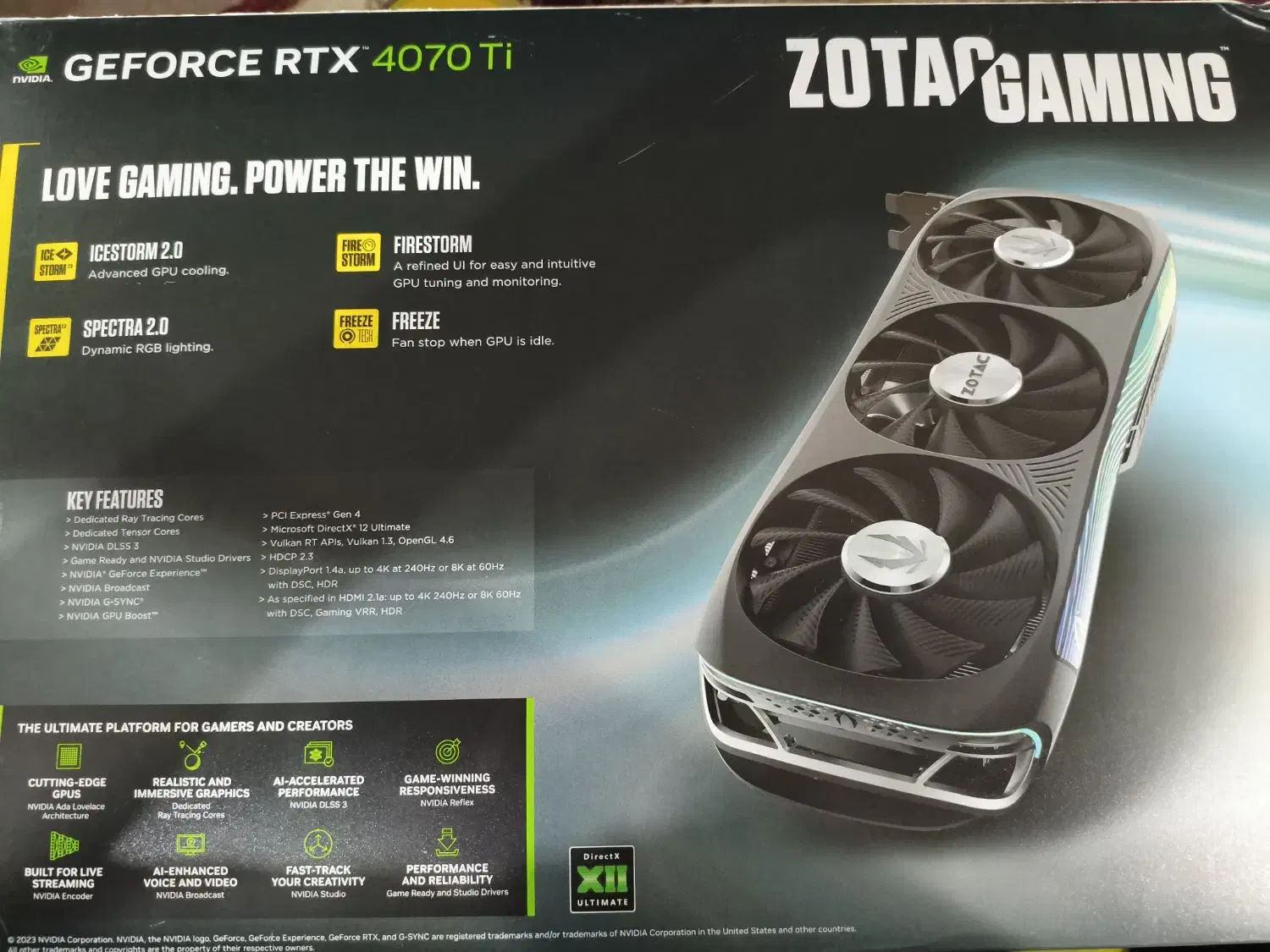 گرافیک4070TI 12G برای pc گیمینگ|قطعات و لوازم جانبی رایانه|اهواز, نادری|دیوار