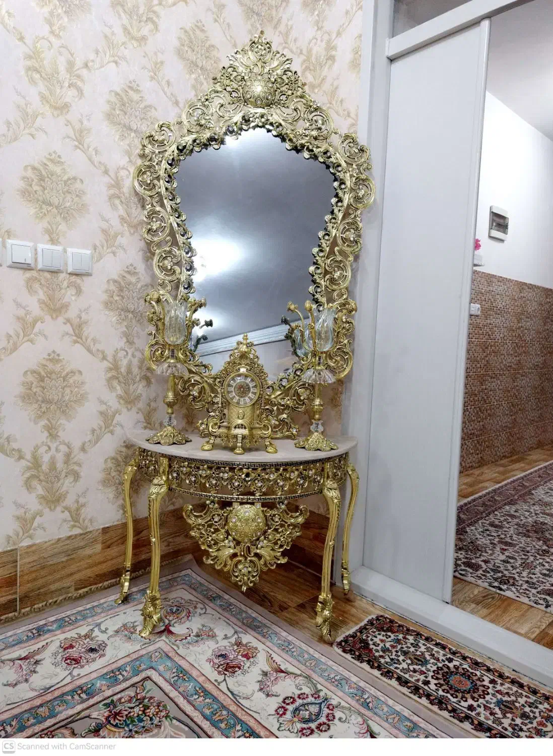 آینه و کنسول|مبلمان خانگی و میز عسلی|پیرانشهر, |دیوار