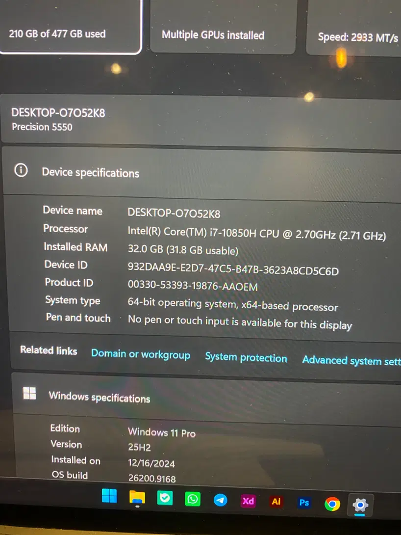 Dell precision 5550|رایانه همراه|تهران, نیروی دریایی|دیوار