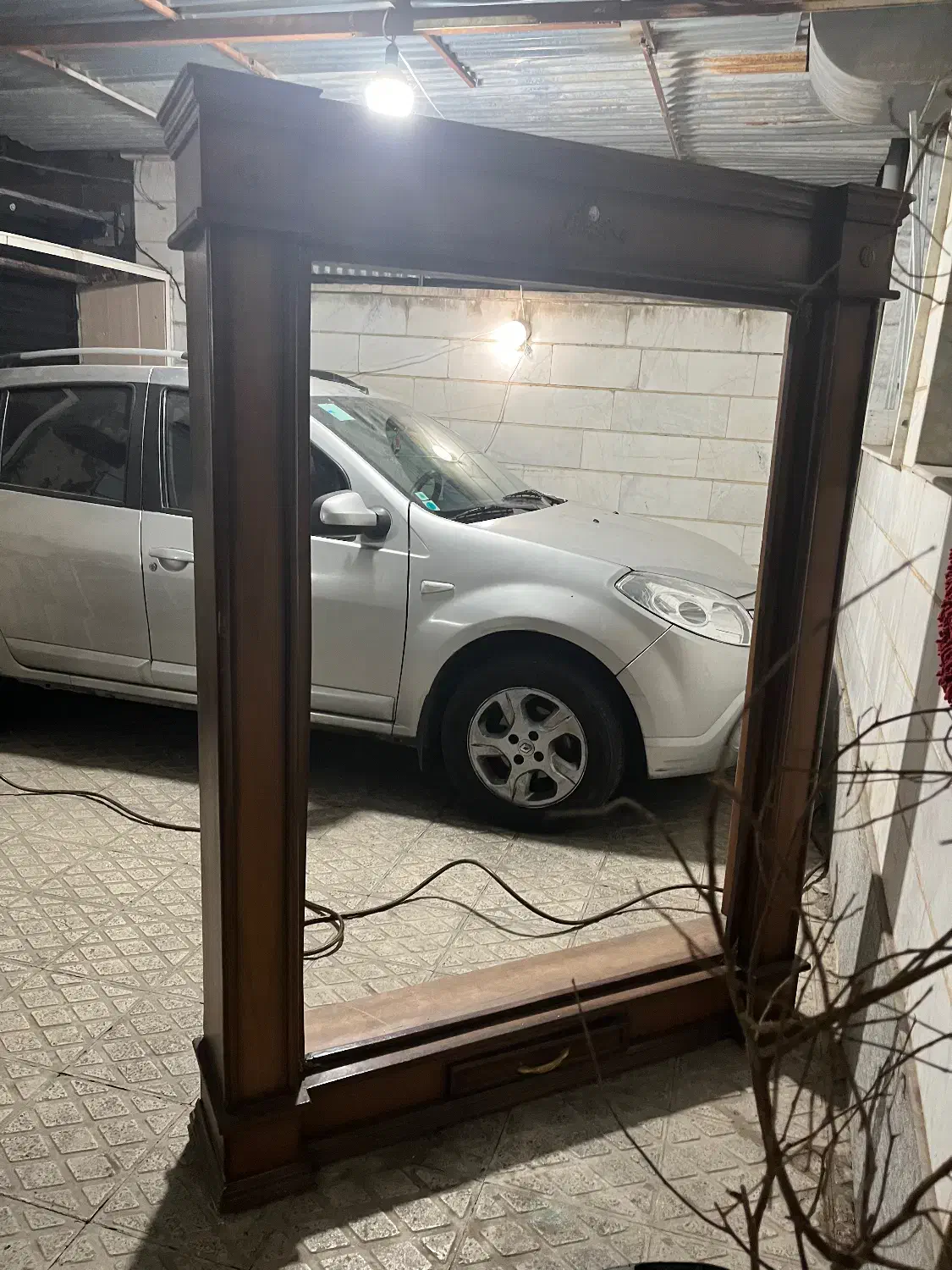 قاب چوبی|کتابخانه، شلف، قفسه‌های دیواری|کرج, شاهین‌ویلا|دیوار