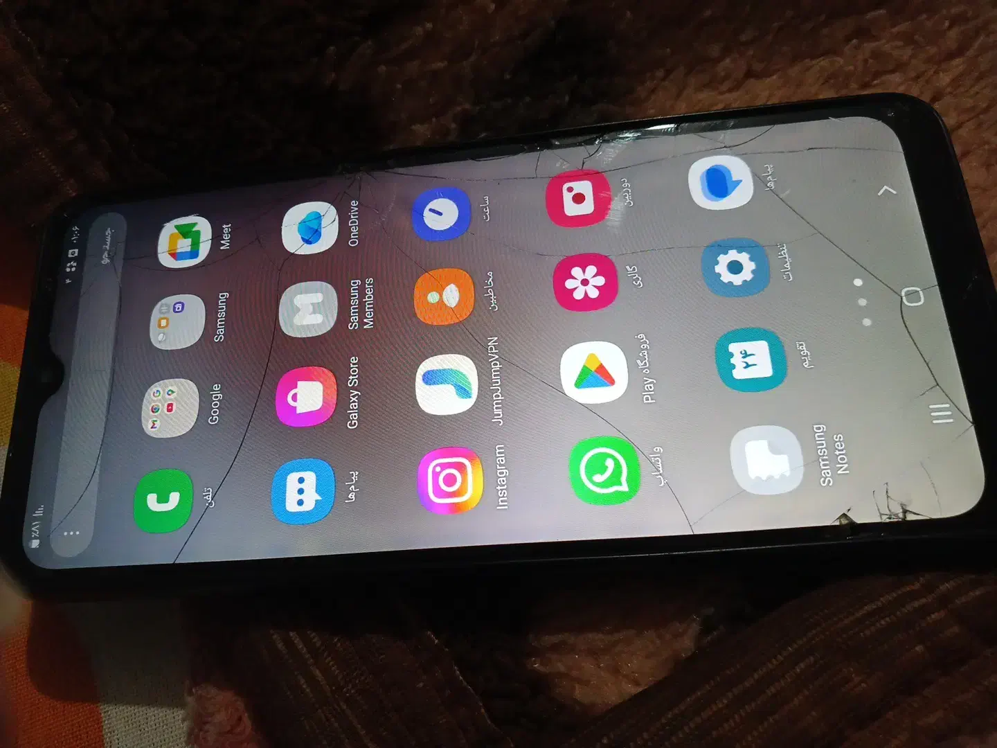 گوشی سامسونگ a12رنگ آبی|موبایل|رشت, حمیدیان|دیوار