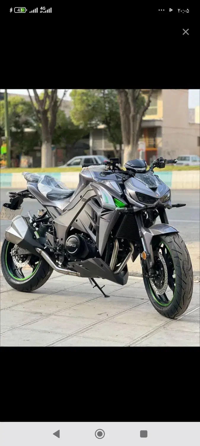 فروش موتورپیشروپلاس طرحZ1000مدل1403|موتورسیکلت|لنجان, |دیوار