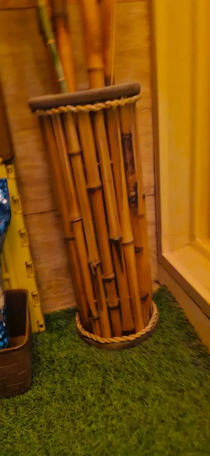 گلدان بامبو با شاخه بامبو|گل مصنوعی|تهران, مجیدیه|دیوار