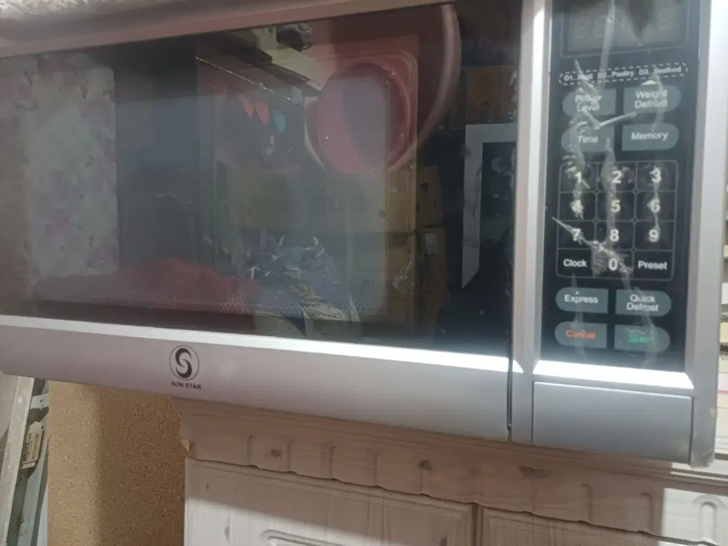 مایکروویو سان استار در حد نو|اجاق گاز و لوازم برقی پخت‌وپز|مشهد, وحید|دیوار