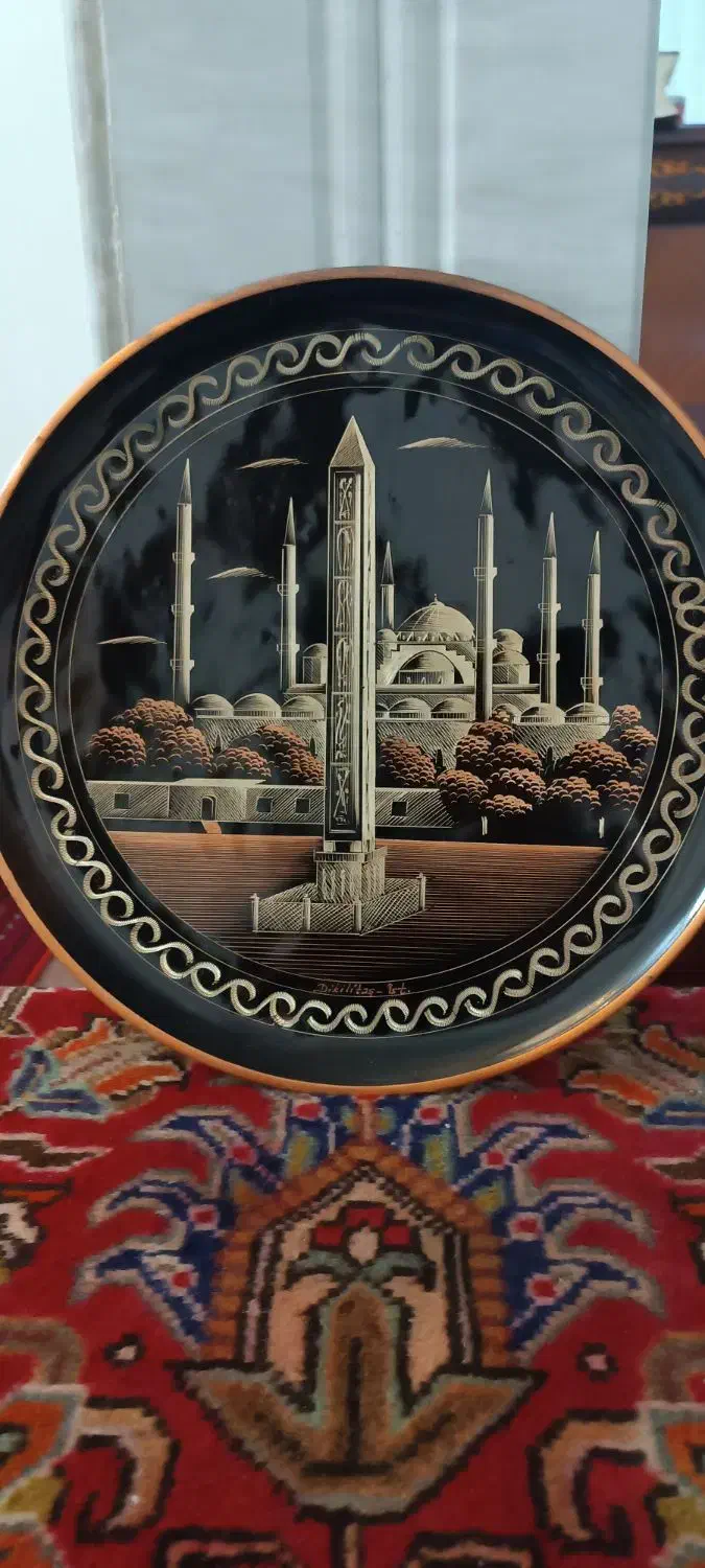 ظروف تزیینی مسی|صنایع دستی و سایر لوازم تزئینی|قم, عمار یاسر|دیوار