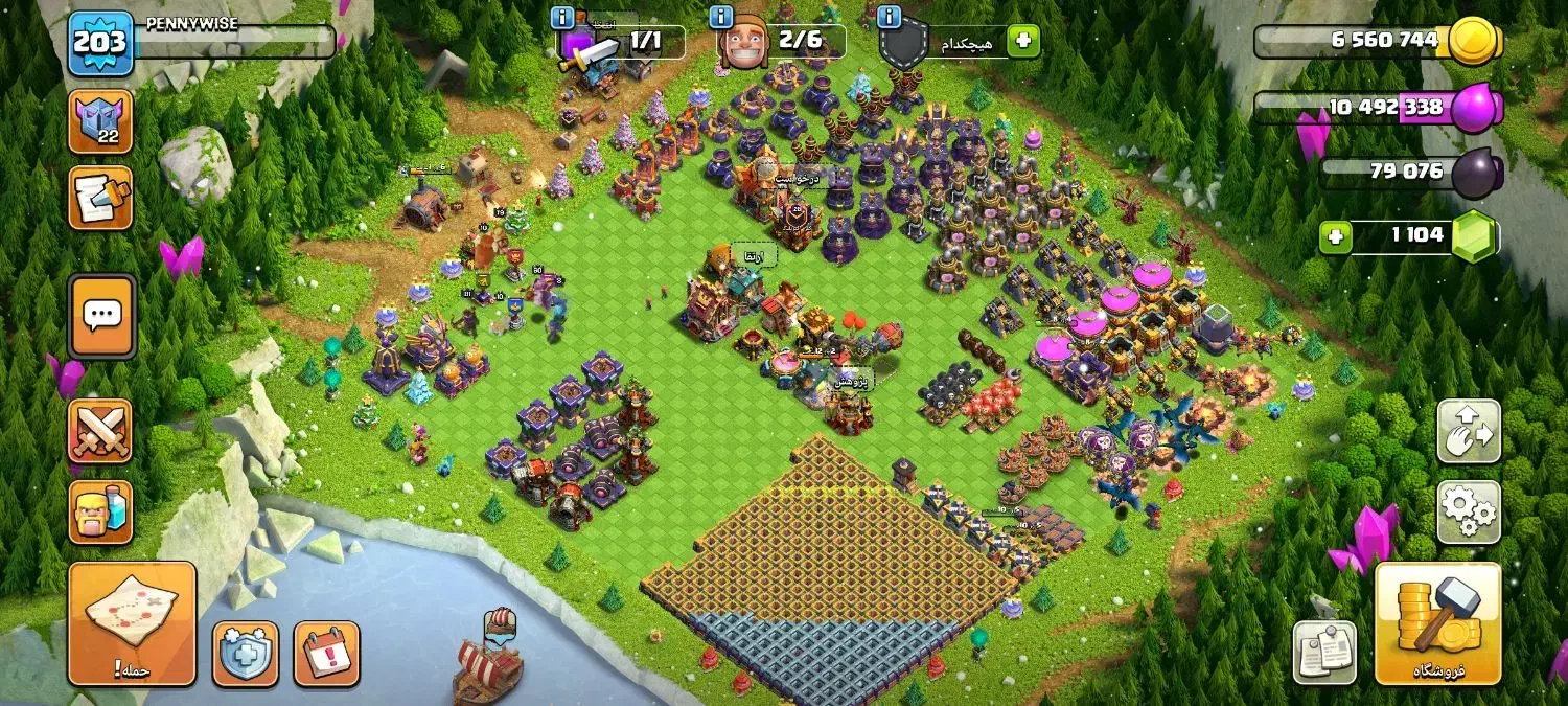 فروش اکانت clash of clans|کنسول، بازی ویدئویی و آنلاین|اهواز, کمپلو شمالی|دیوار