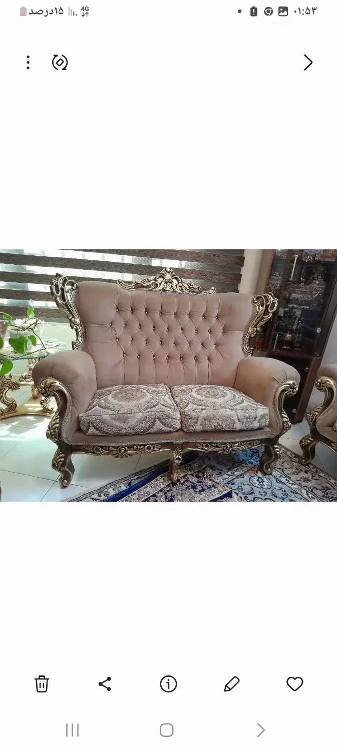 مبل ۹ نفره بسیار تمیز و محکم|مبلمان خانگی و میز عسلی|تهران, دهم فروردین|دیوار