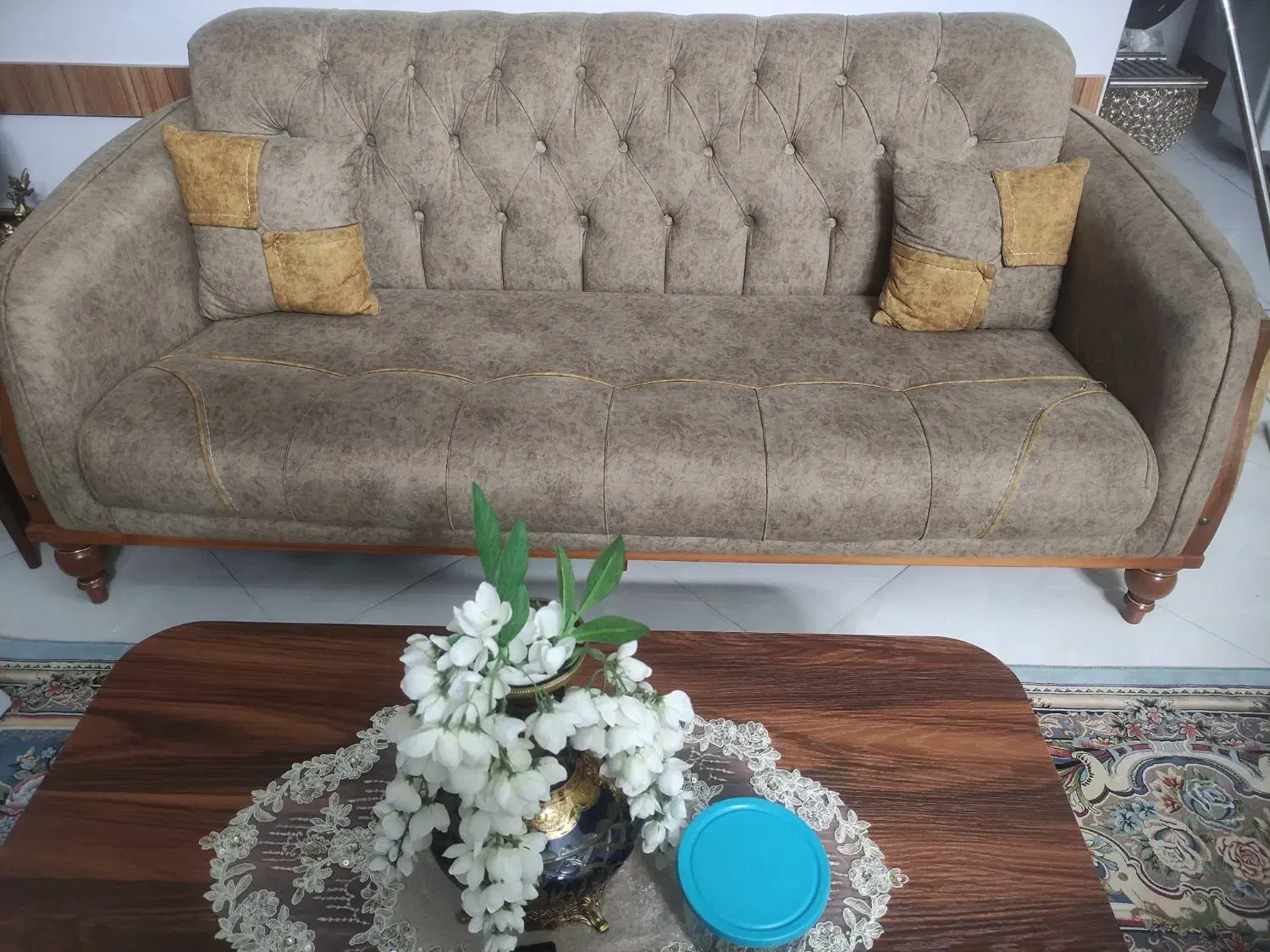 مبل راحتی ۸نفره|مبلمان خانگی و میز عسلی|قرچک, مهدیه|دیوار