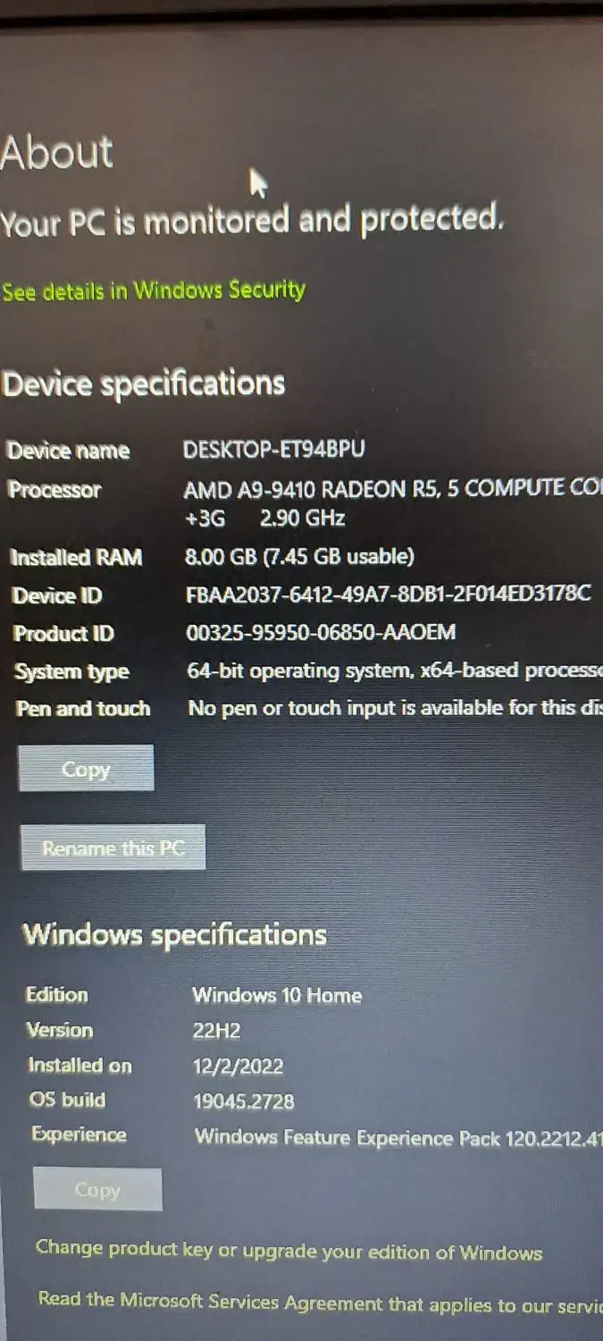 لپ تاپ hp سری pavilion b&o بسیار تمیز و کم کارکرد|رایانه همراه|قائم‌شهر, |دیوار