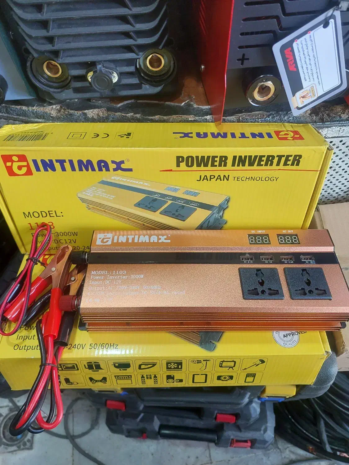 مبدل برق ۳۰۰۰ وات اینتی مکس اینورتر ۱۲ به ۲۲۰ ولت|قطعات یدکی و لوازم جانبی|شیراز, بازار|دیوار