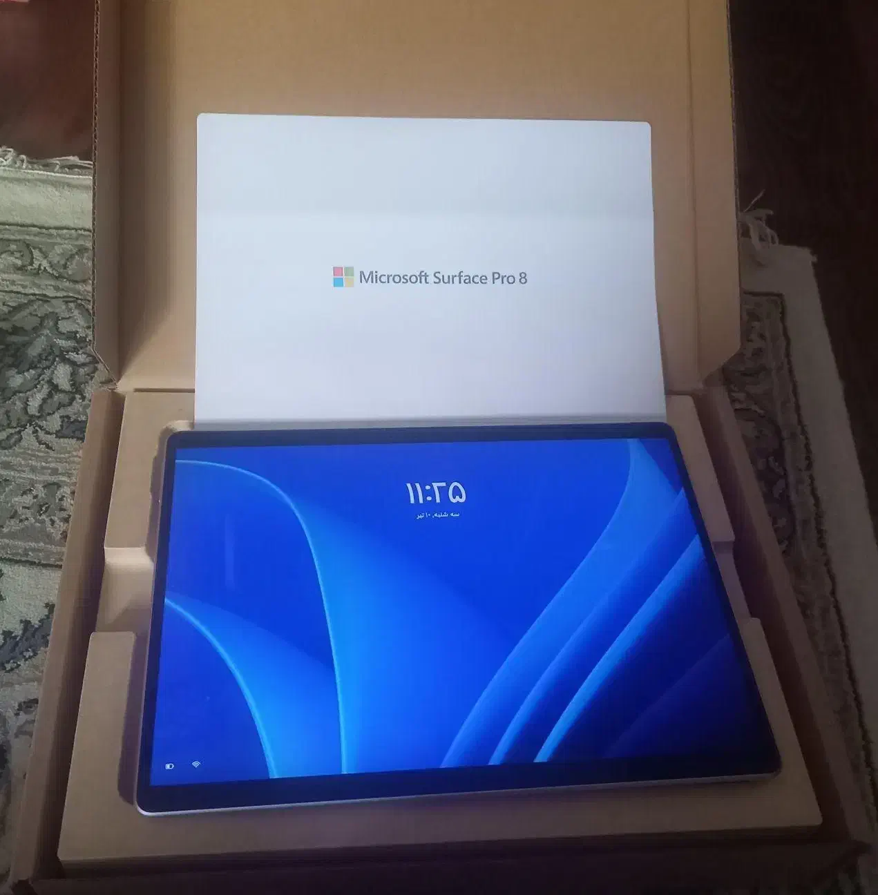 سرفیس پرو surface pro 8 در حد نو با کیبورد بلوتوث|رایانه همراه|تهران, سهروردی|دیوار