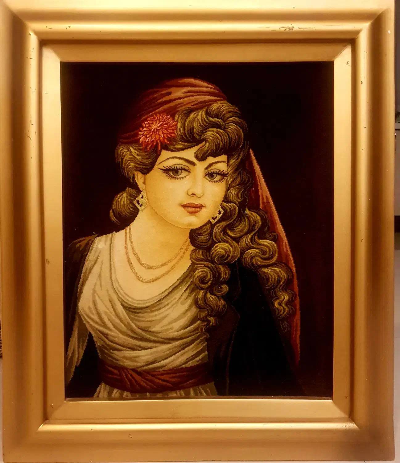 تابلو فرش دستباف تبریز پر از ابریشم|تابلو فرش|تهران, شهرآرا|دیوار