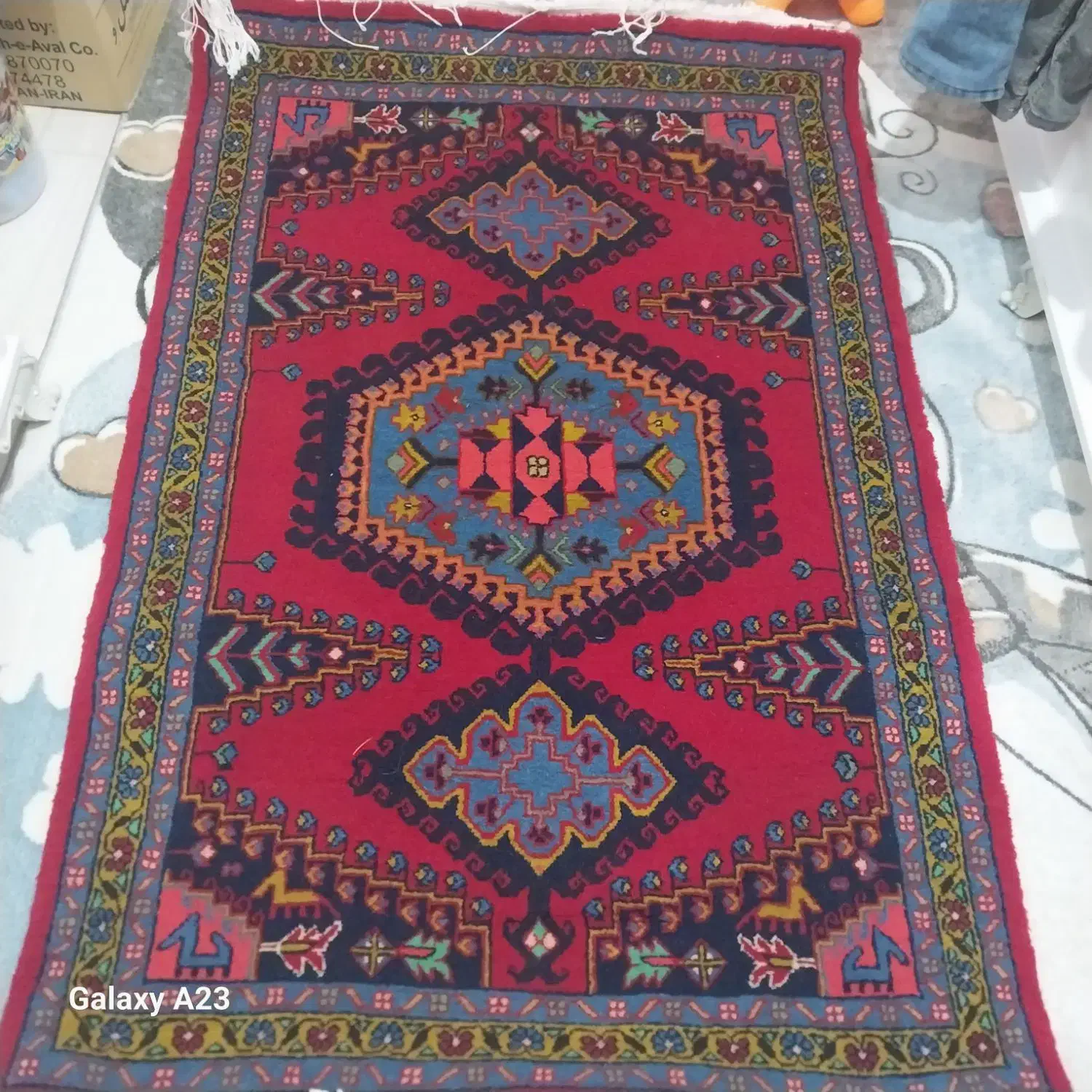 دوجفت فرش دستبافت نو نو|فرش|خوانسار, |دیوار