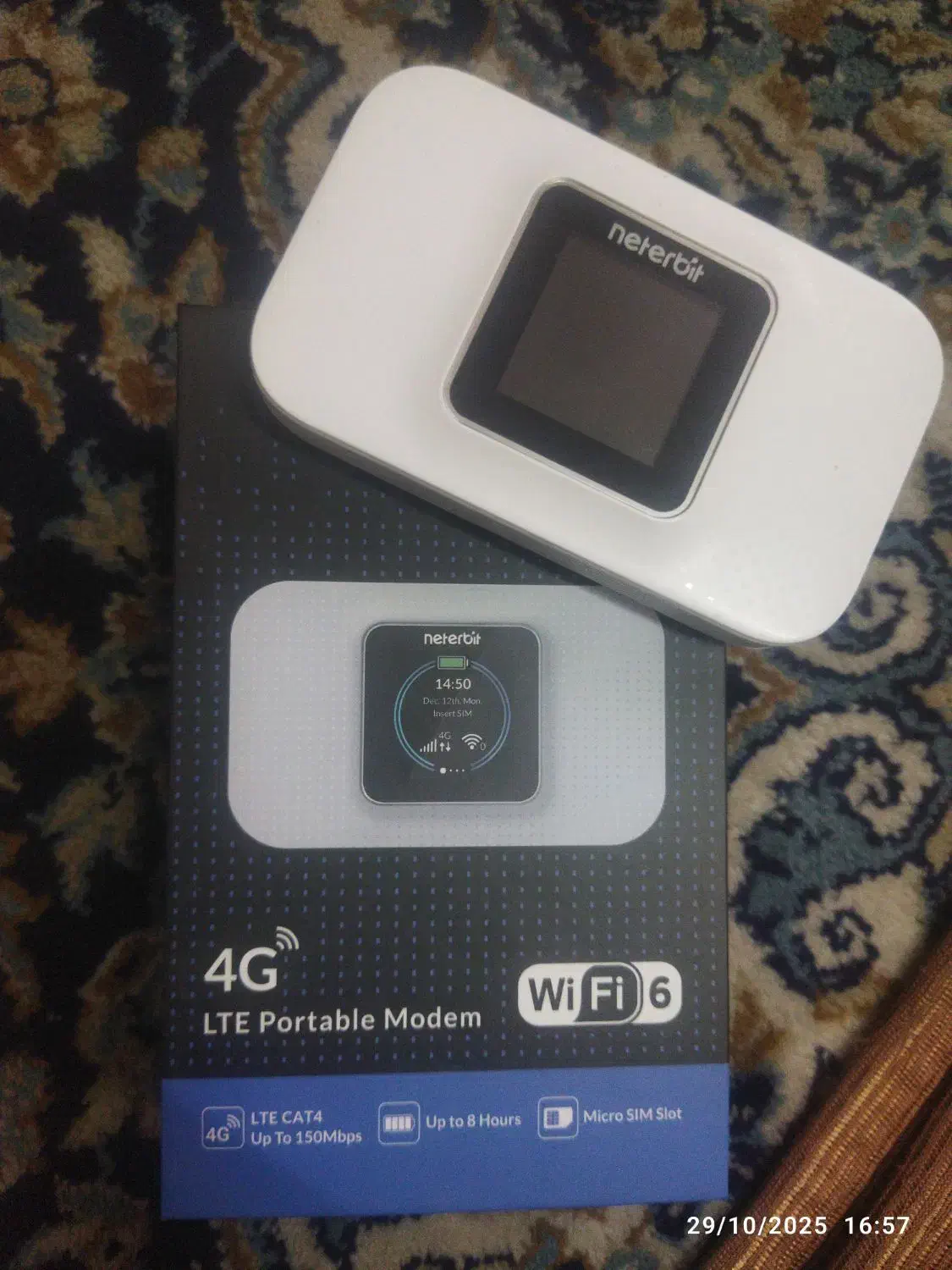 مودم همراه4Gنتربیت|مودم و تجهیزات شبکه|تهران, تهرانسر شرقی|دیوار