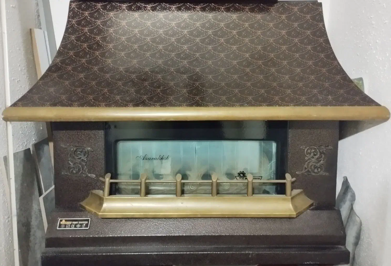 بخاری طرح شومینه بزرگ|بخاری، هیتر، شومینه|پردیس, فاز ۳|دیوار