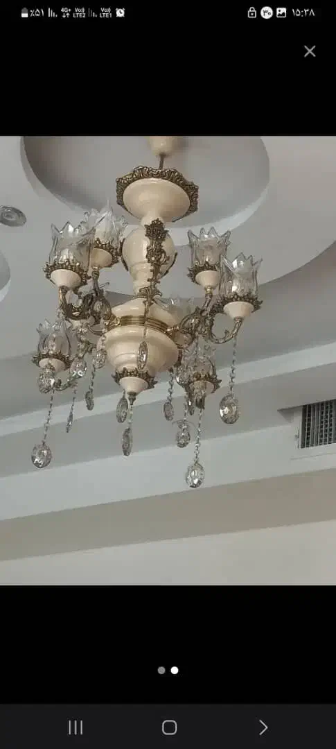 دو عدد لوستر با دیوارکوب|لوستر و چراغ آویز|تهران, جوادیه تهرانپارس|دیوار