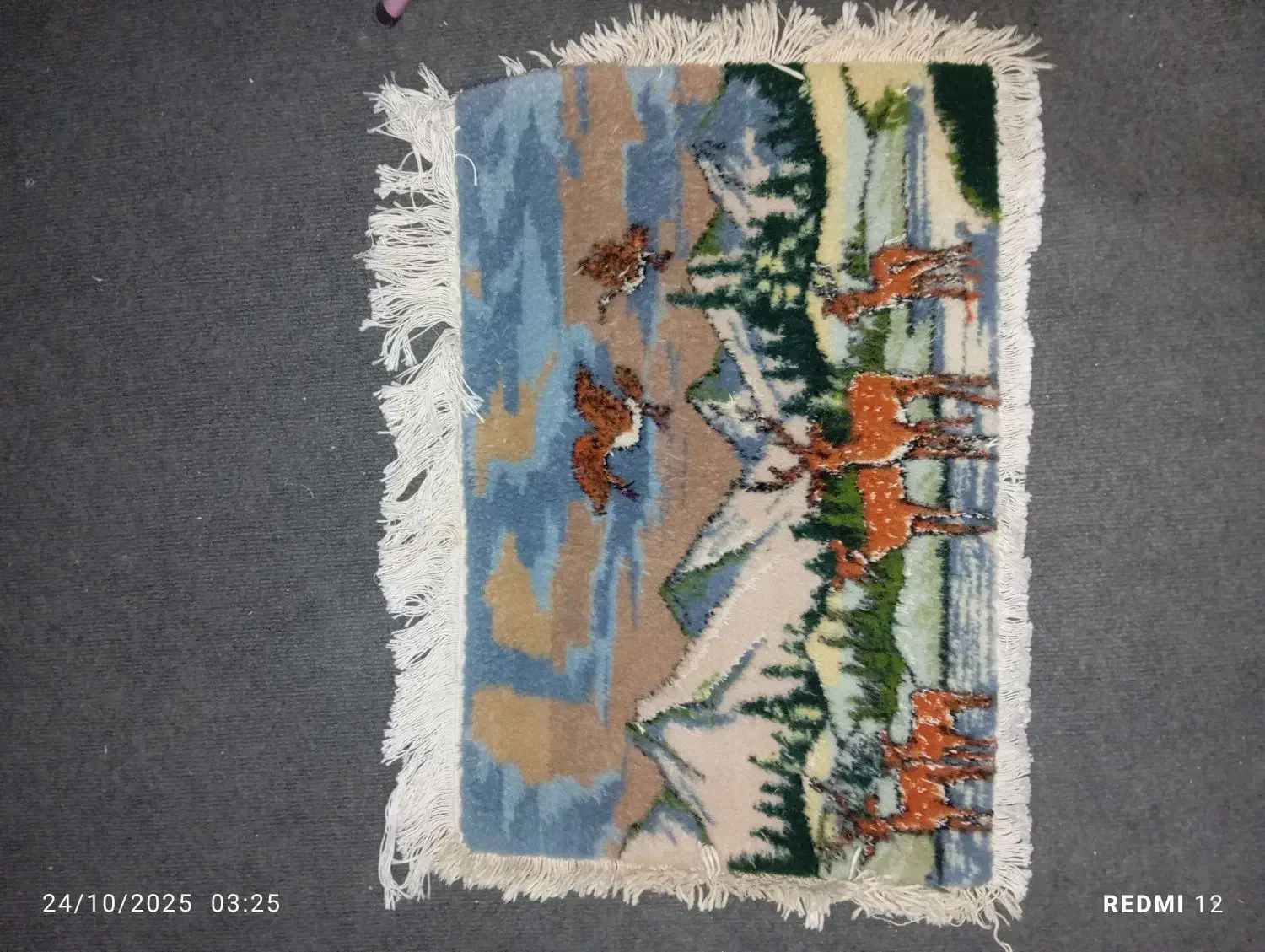 تابلو فرش دستباف زینتی|تابلو فرش|ملکان, |دیوار